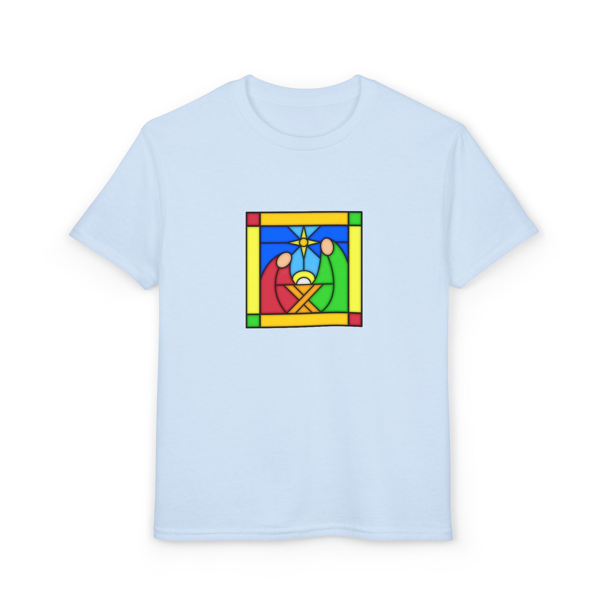 Kids T-Shirt -- Christian Theme -- Jesus Nativity
