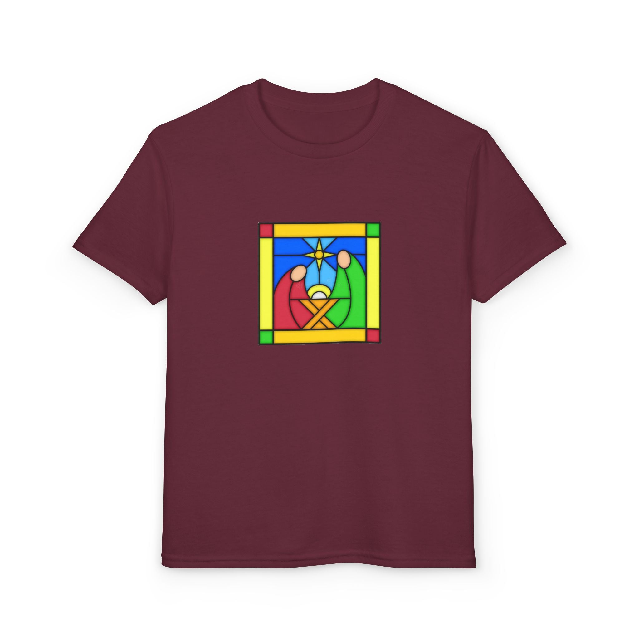 Kids T-Shirt -- Christian Theme -- Jesus Nativity