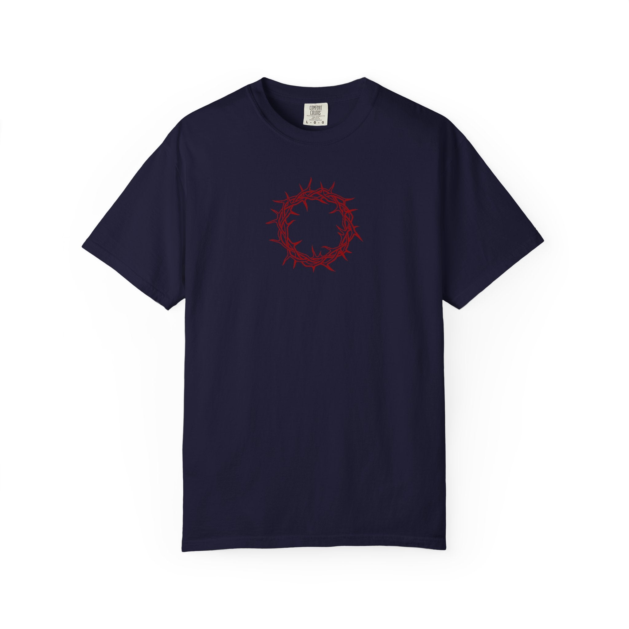 Relaxed T-Shirt -- Christian Theme -- Crown of Thorns (Red)