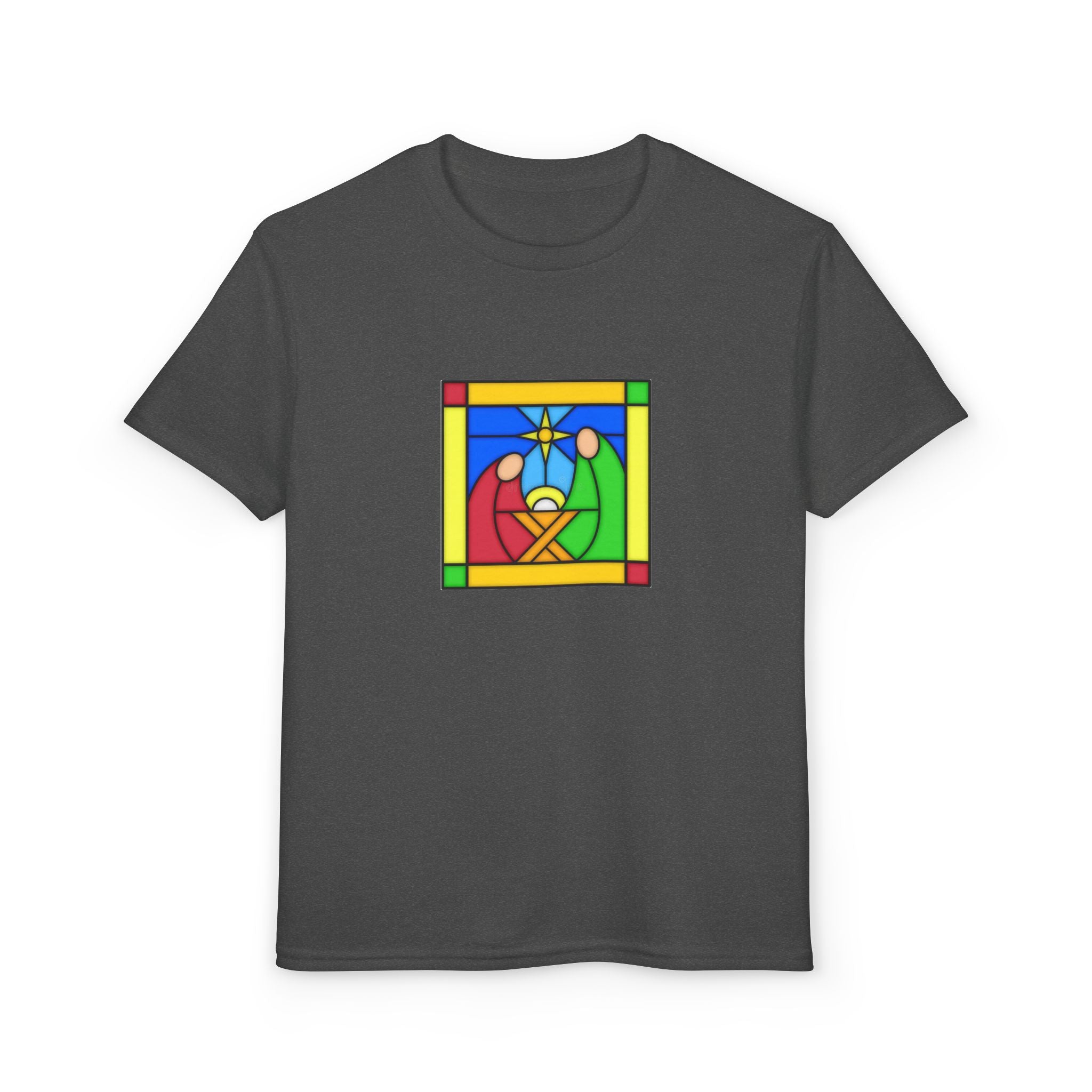 Kids T-Shirt -- Christian Theme -- Jesus Nativity