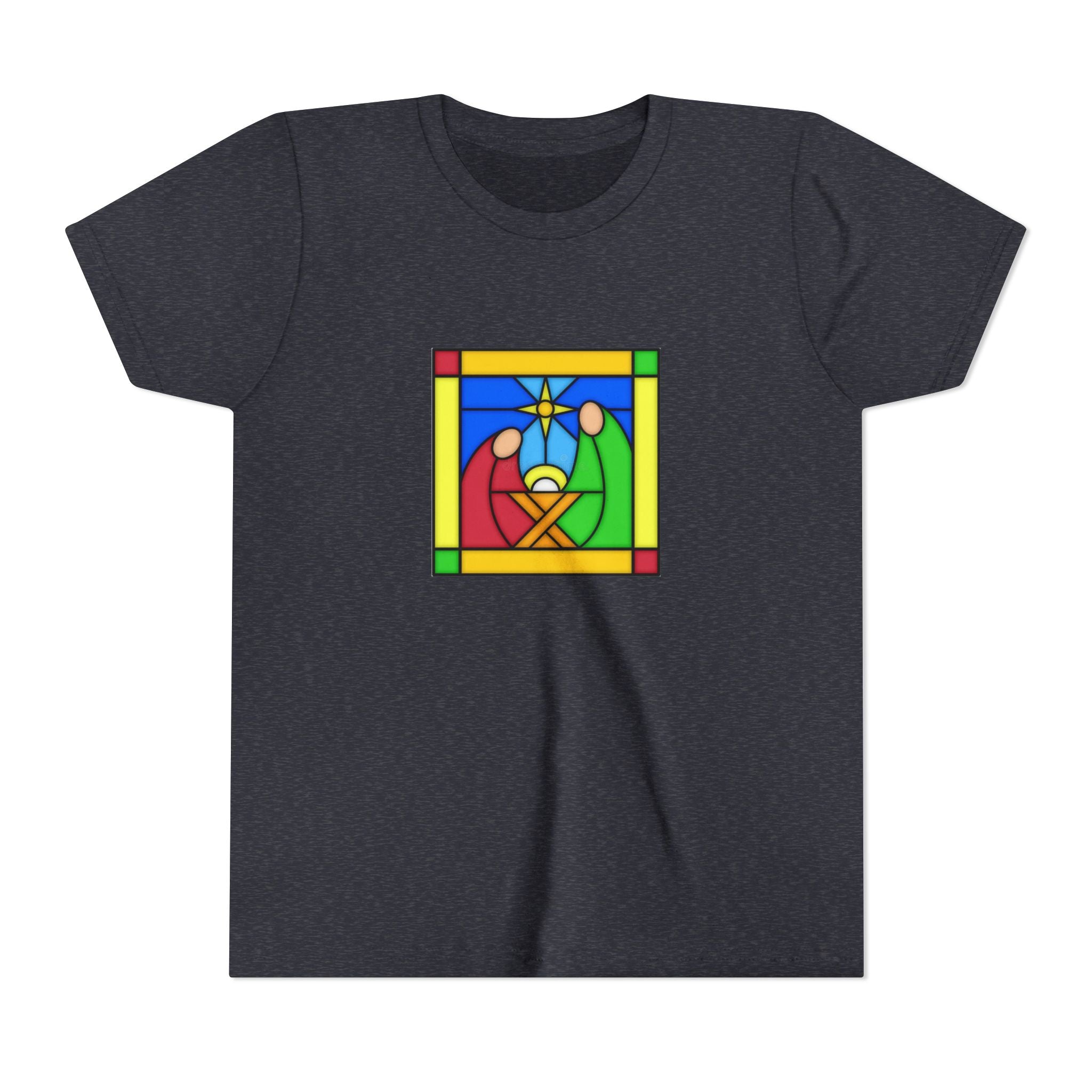 Kids T Shirt -- Christian Theme -- Jesus Nativity