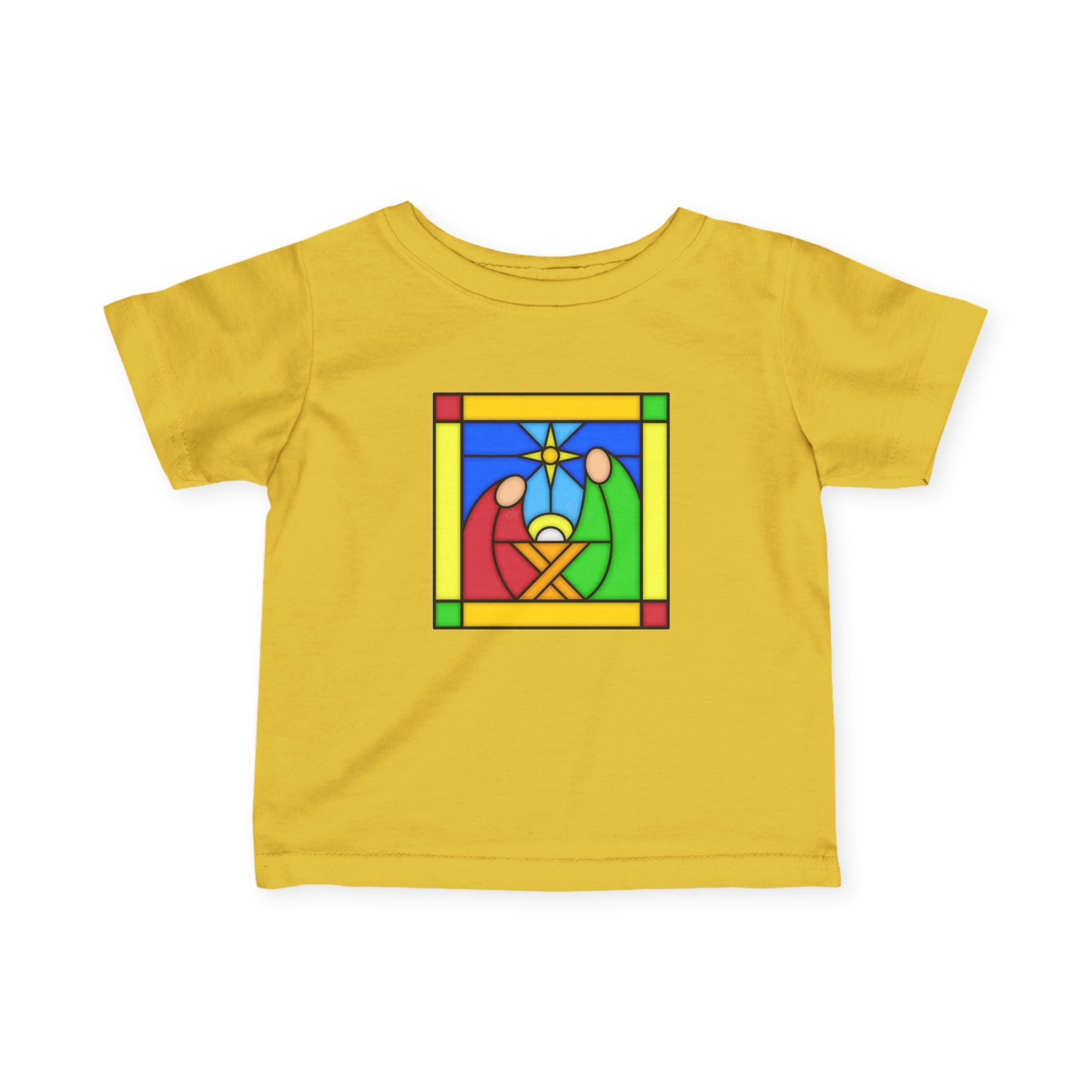 Infant Tee Shirt -- Christian Theme -- Jesus Nativity