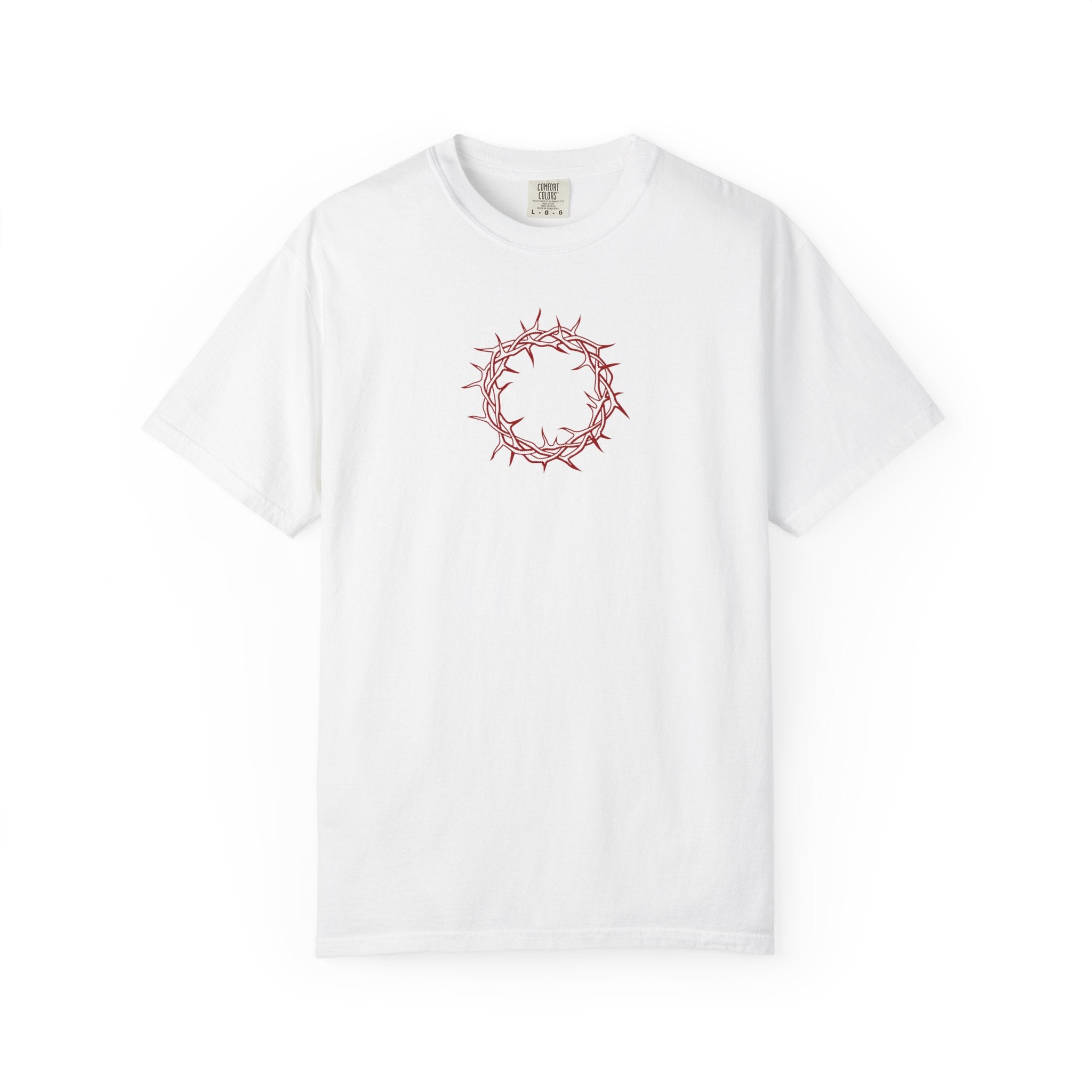 Relaxed T-Shirt -- Christian Theme -- Crown of Thorns (Red)