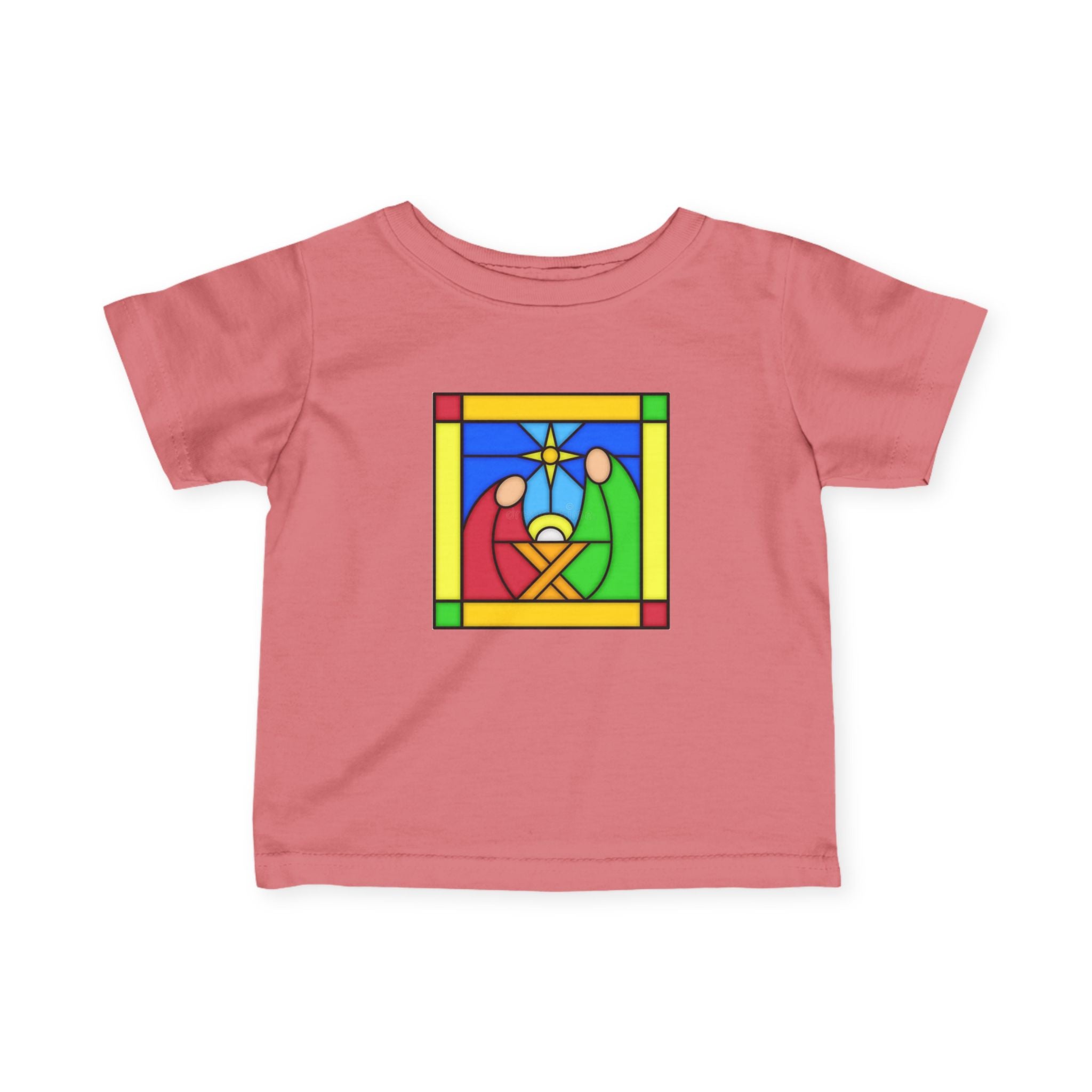 Infant Tee Shirt -- Christian Theme -- Jesus Nativity