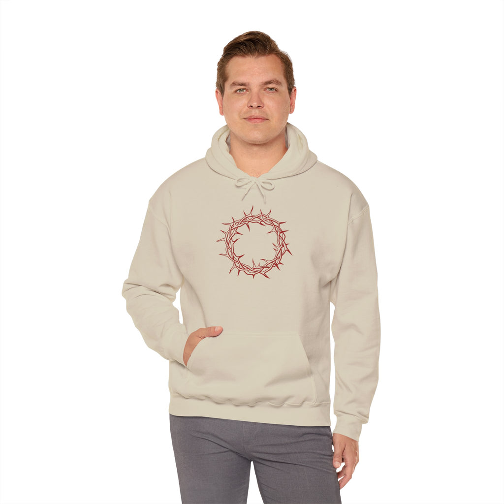 Hoodie -- Christian Theme -- Crown of Thorns (Red)