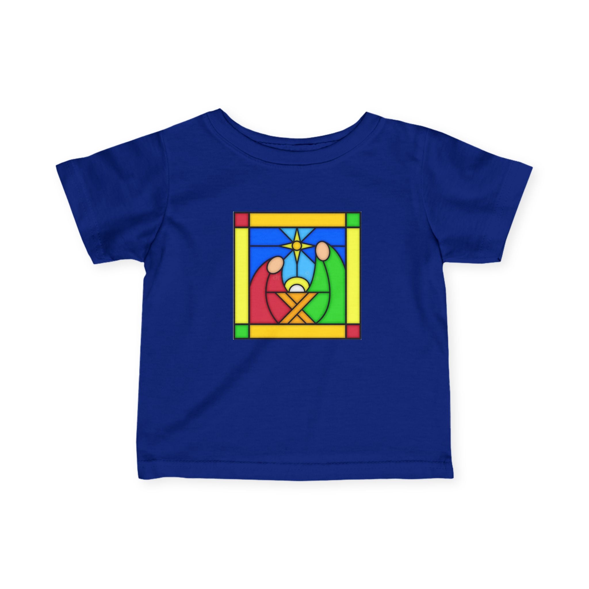 Infant Tee Shirt -- Christian Theme -- Jesus Nativity