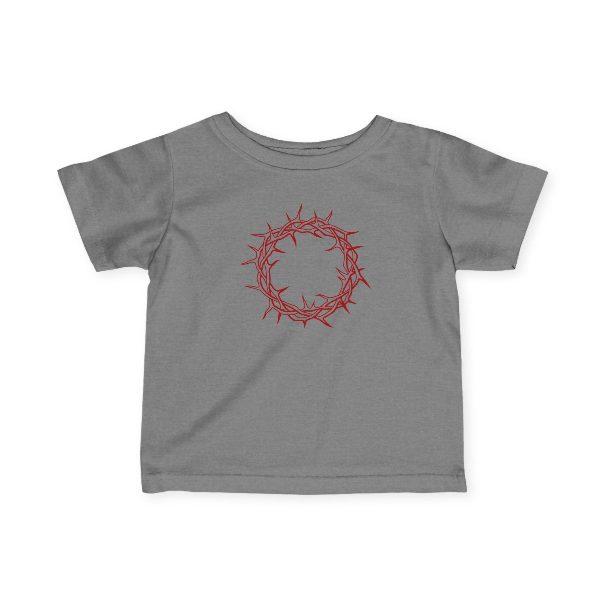 Infant T-Shirt -- Christian Theme -- Crown of Thorns (Red)