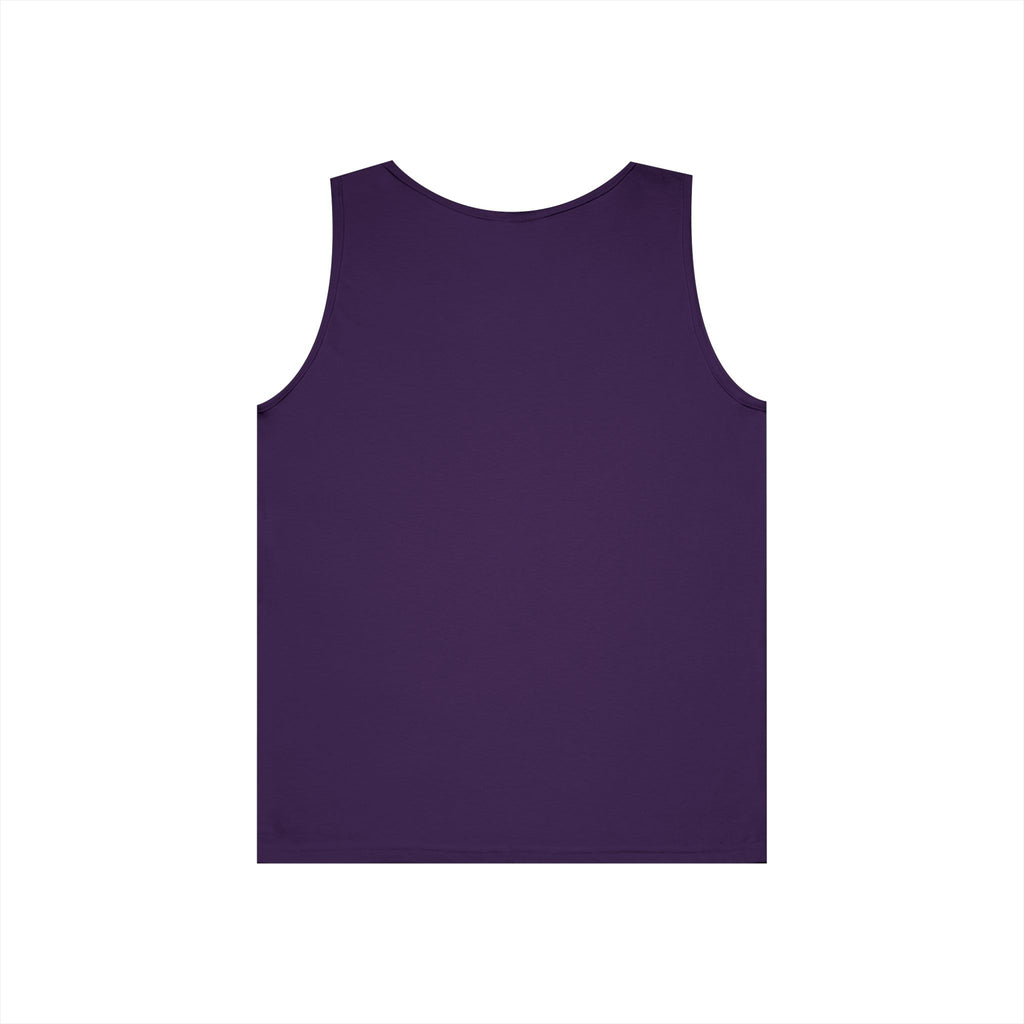 Heavy Cotton Tank Top -- Christian Theme -- Holy Spirit Dove Heart Flame