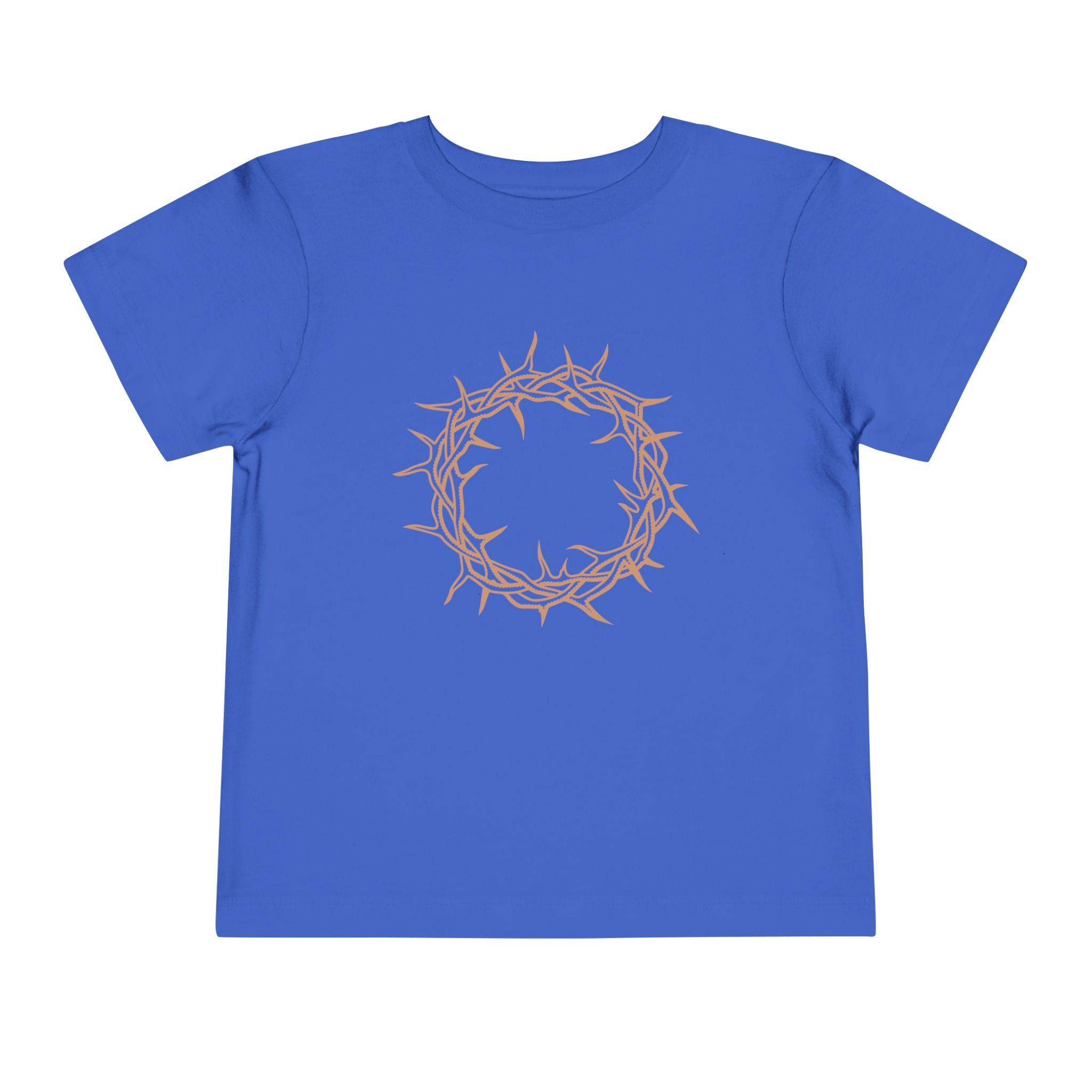Toddler T-Shirt -- Christian Theme -- Crown of Thorns (Light Red)