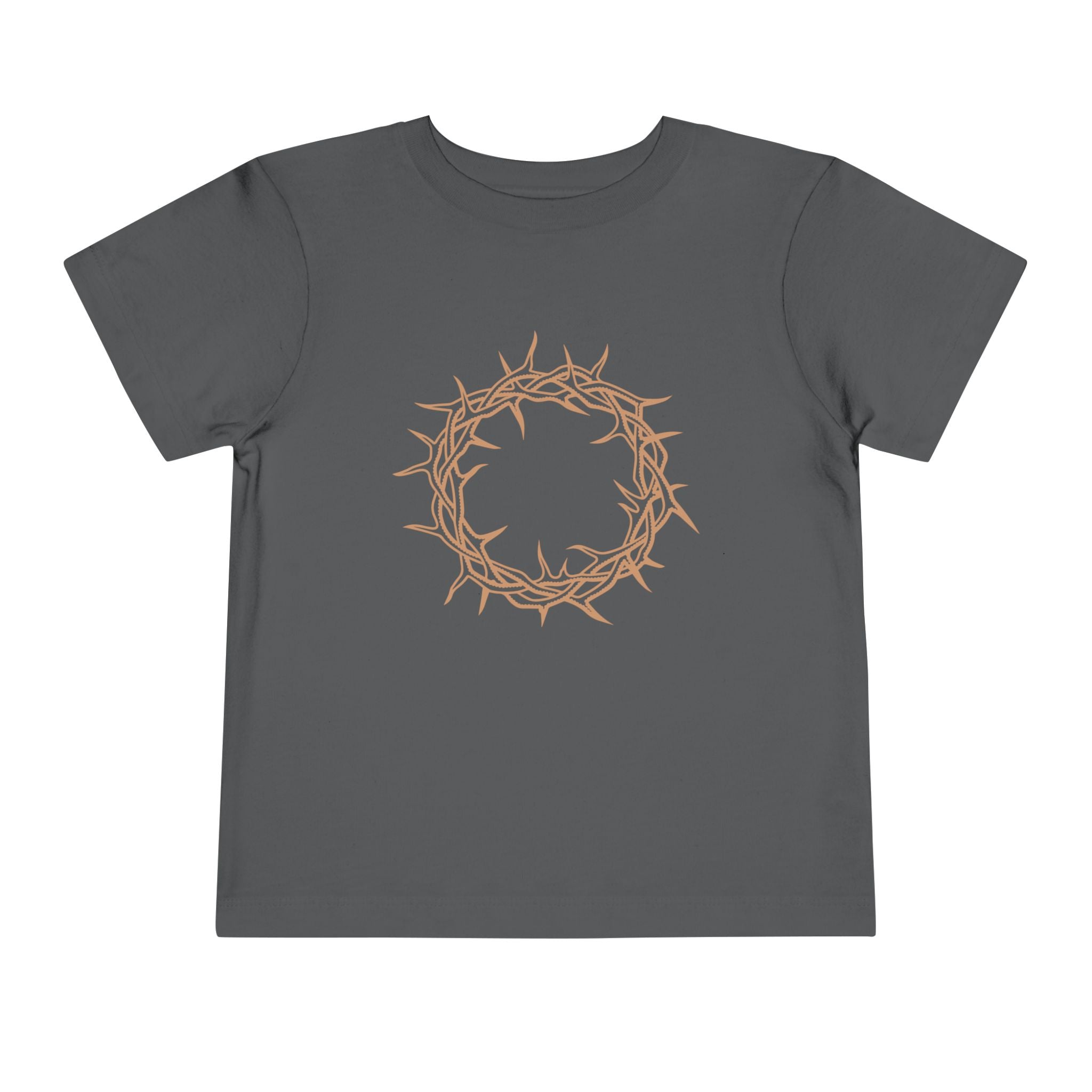 Toddler T-Shirt -- Christian Theme -- Crown of Thorns (Light Red)
