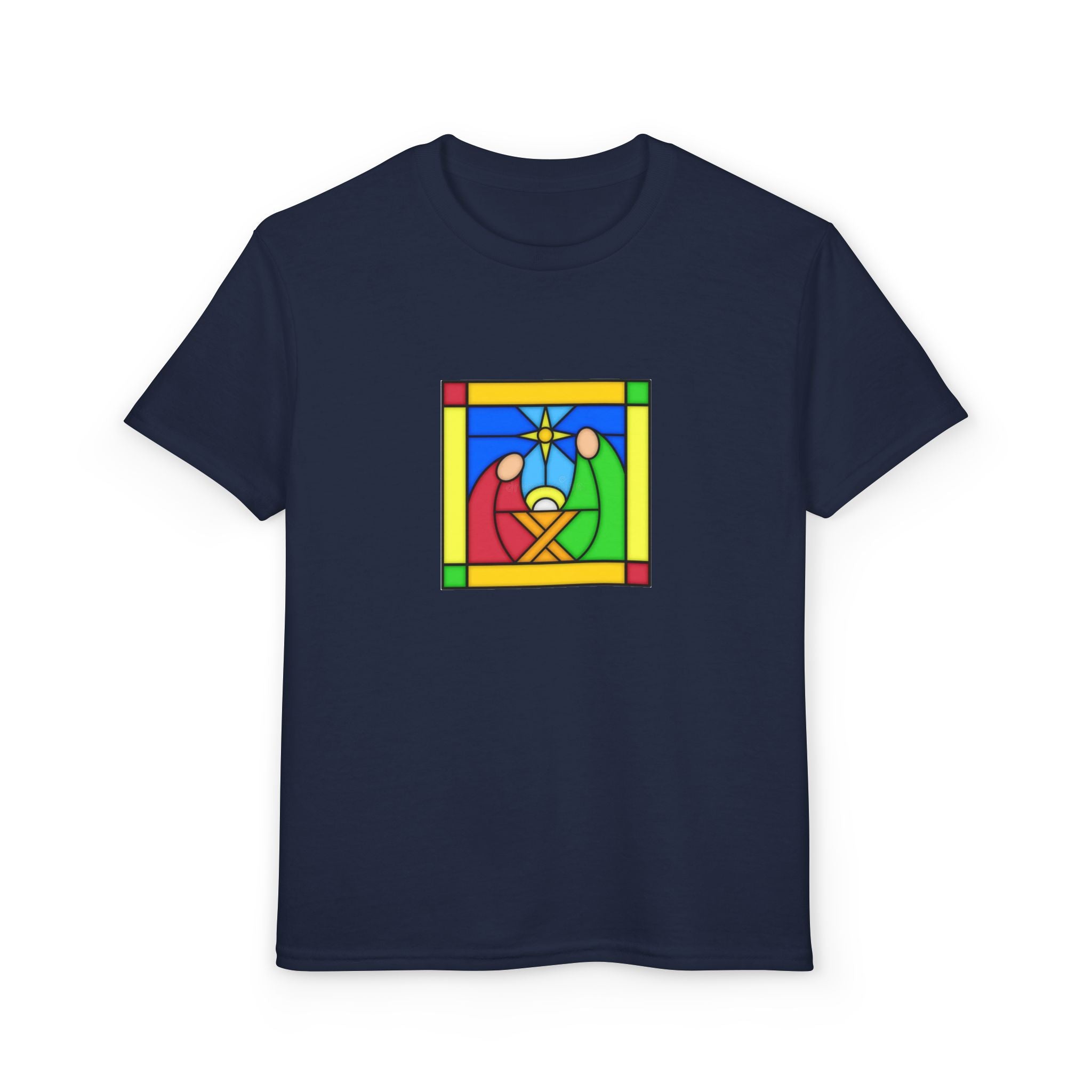 Kids T-Shirt -- Christian Theme -- Jesus Nativity