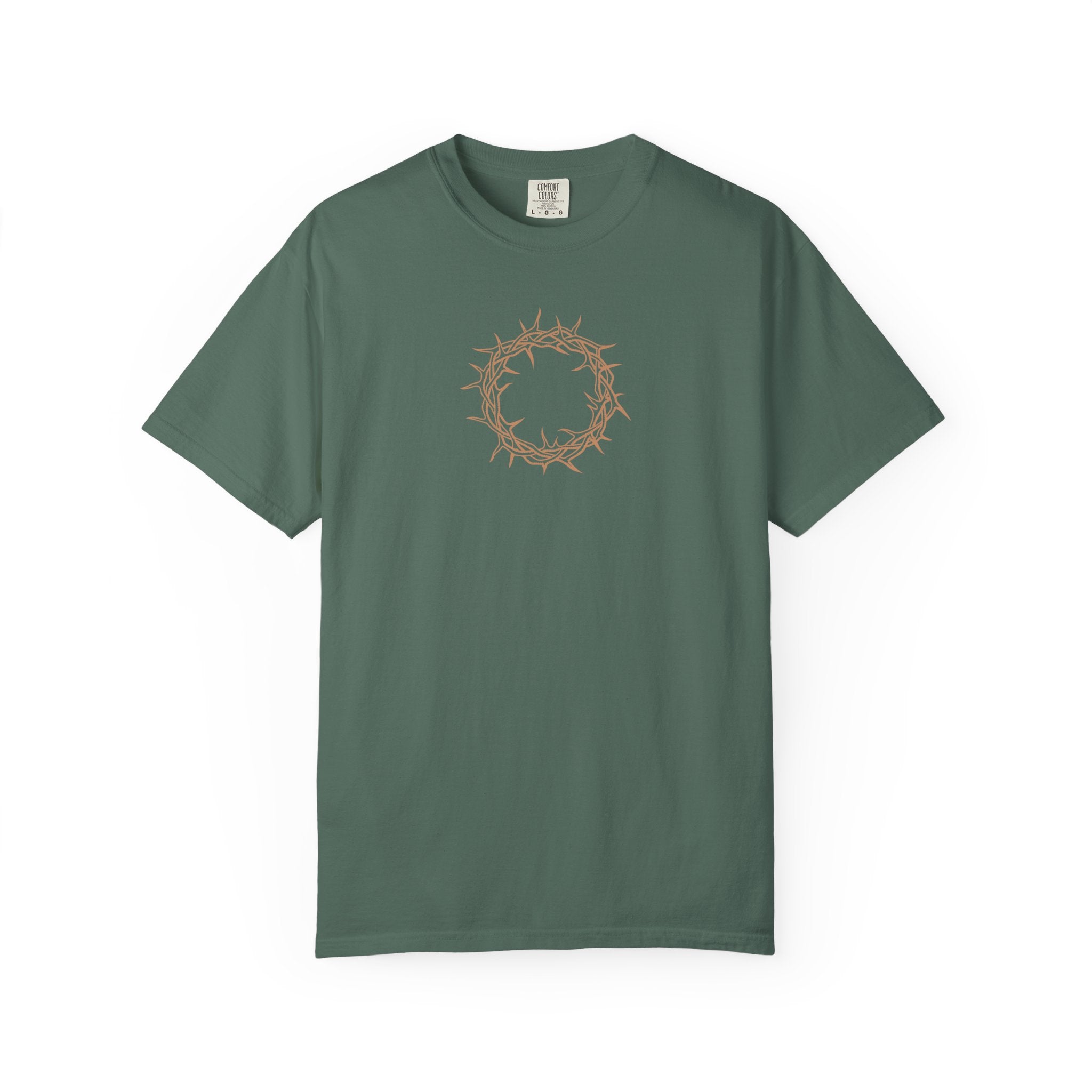 Relaxed T-Shirt -- Christian Theme -- Crown of Thorns (Light Red)
