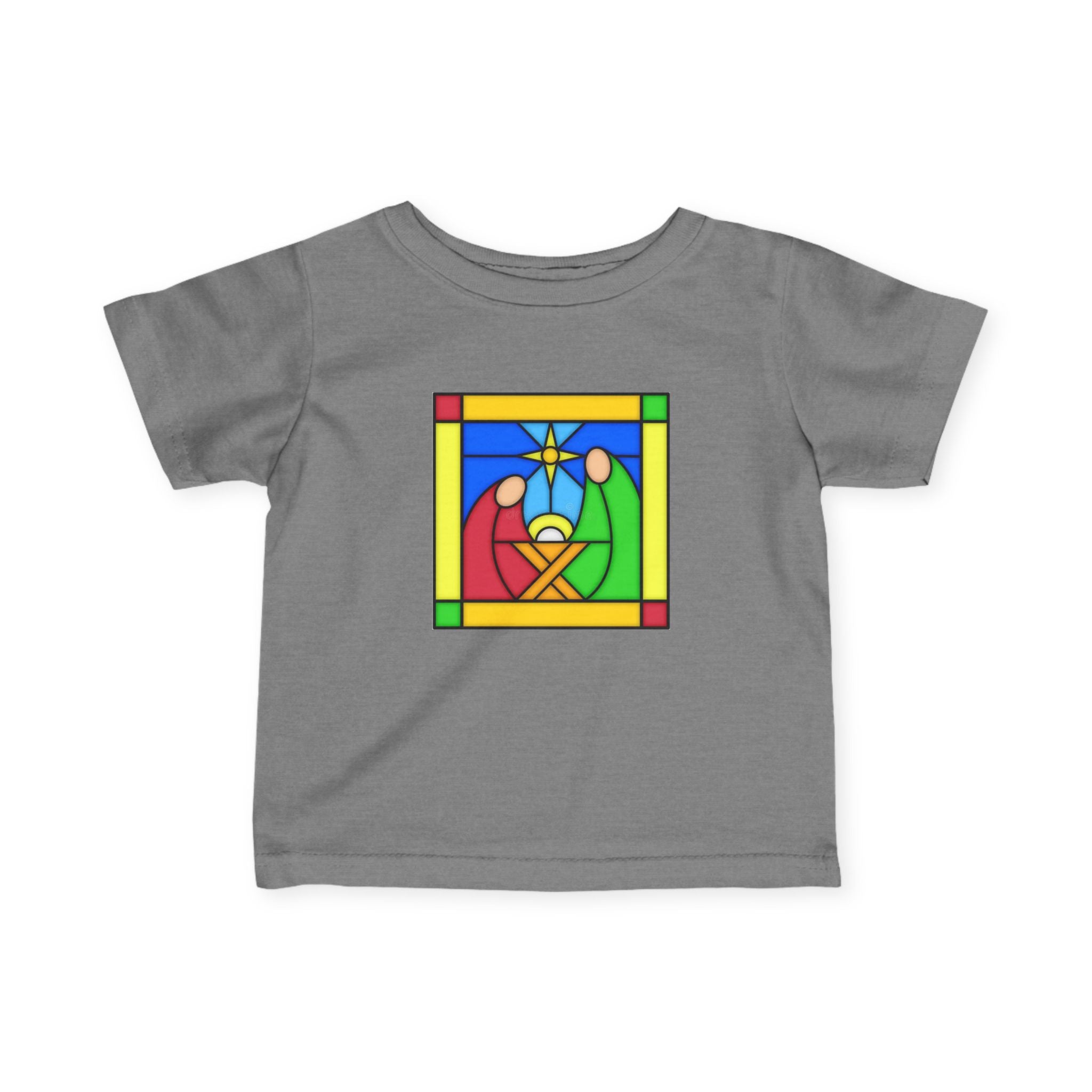 Infant Tee Shirt -- Christian Theme -- Jesus Nativity