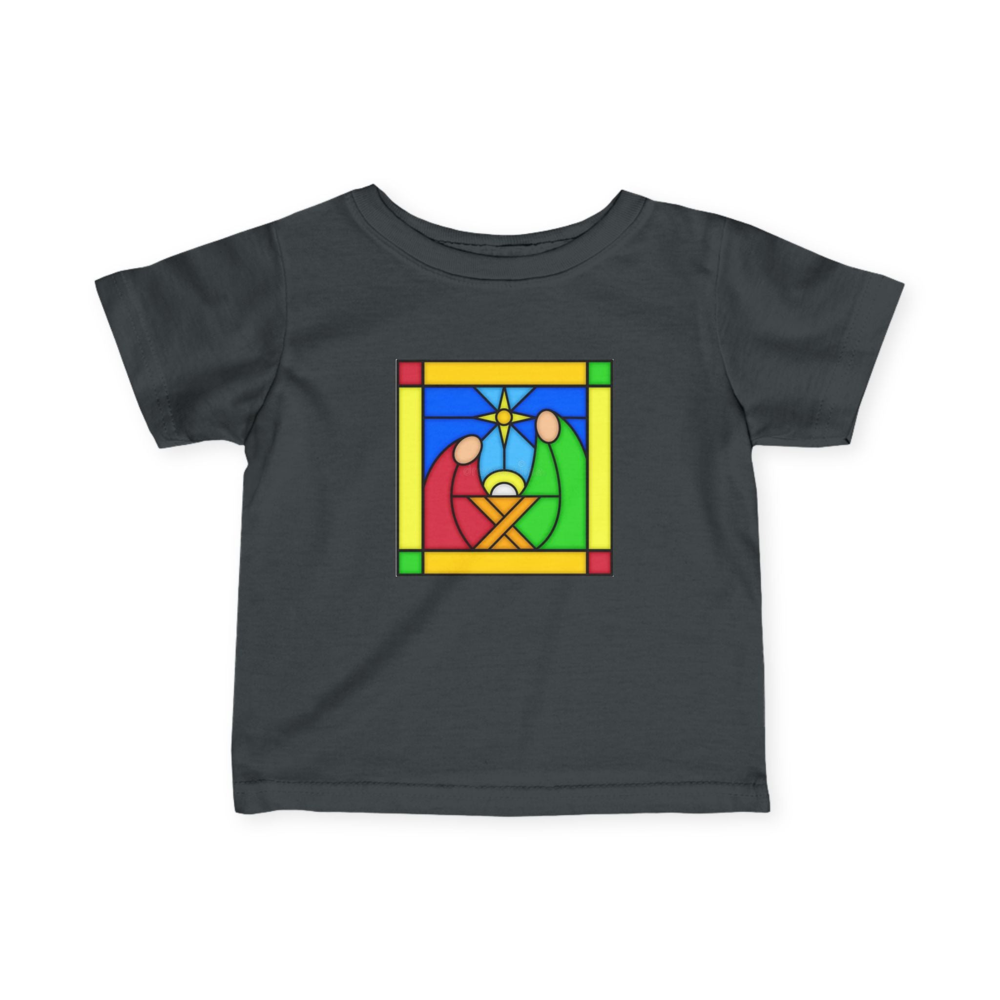 Infant Tee Shirt -- Christian Theme -- Jesus Nativity