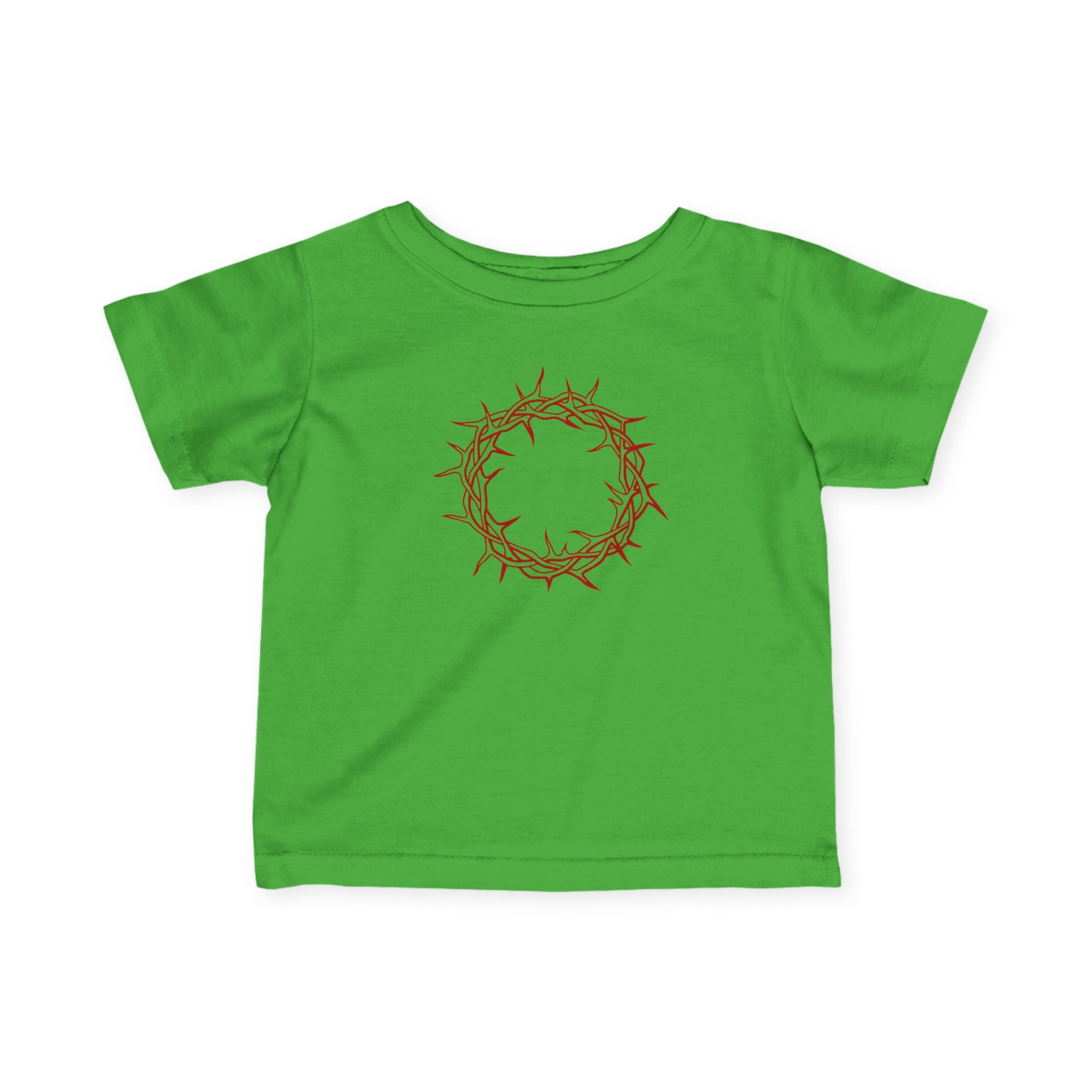 Infant T-Shirt -- Christian Theme -- Crown of Thorns (Red)