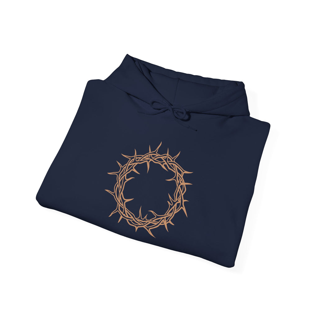 Hoodie -- Christian Theme -- Crown of Thorns (Light Red)