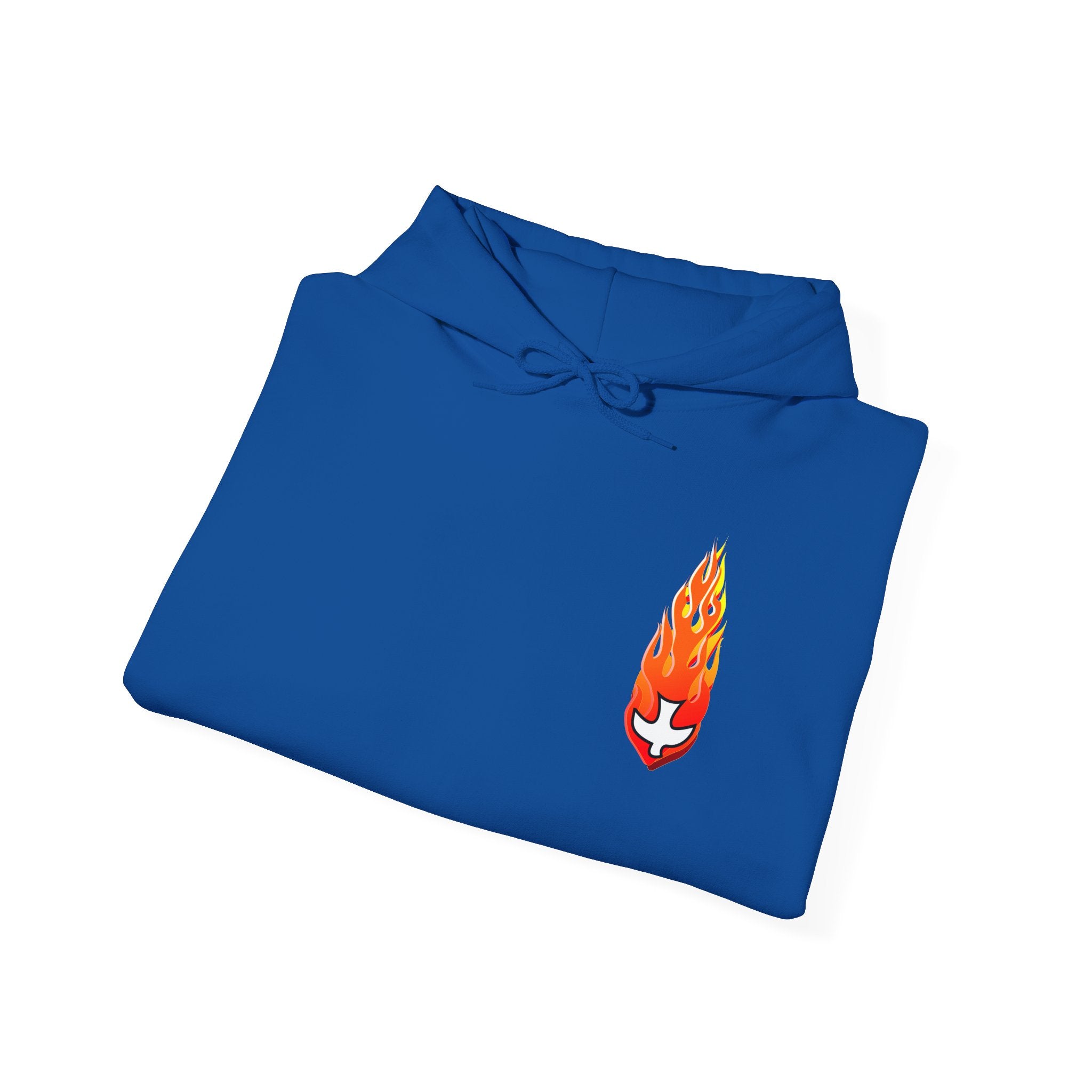 Hoodie, Hooded Sweatshirt -- Christian Theme -- Holy Spirit Dove, Flame