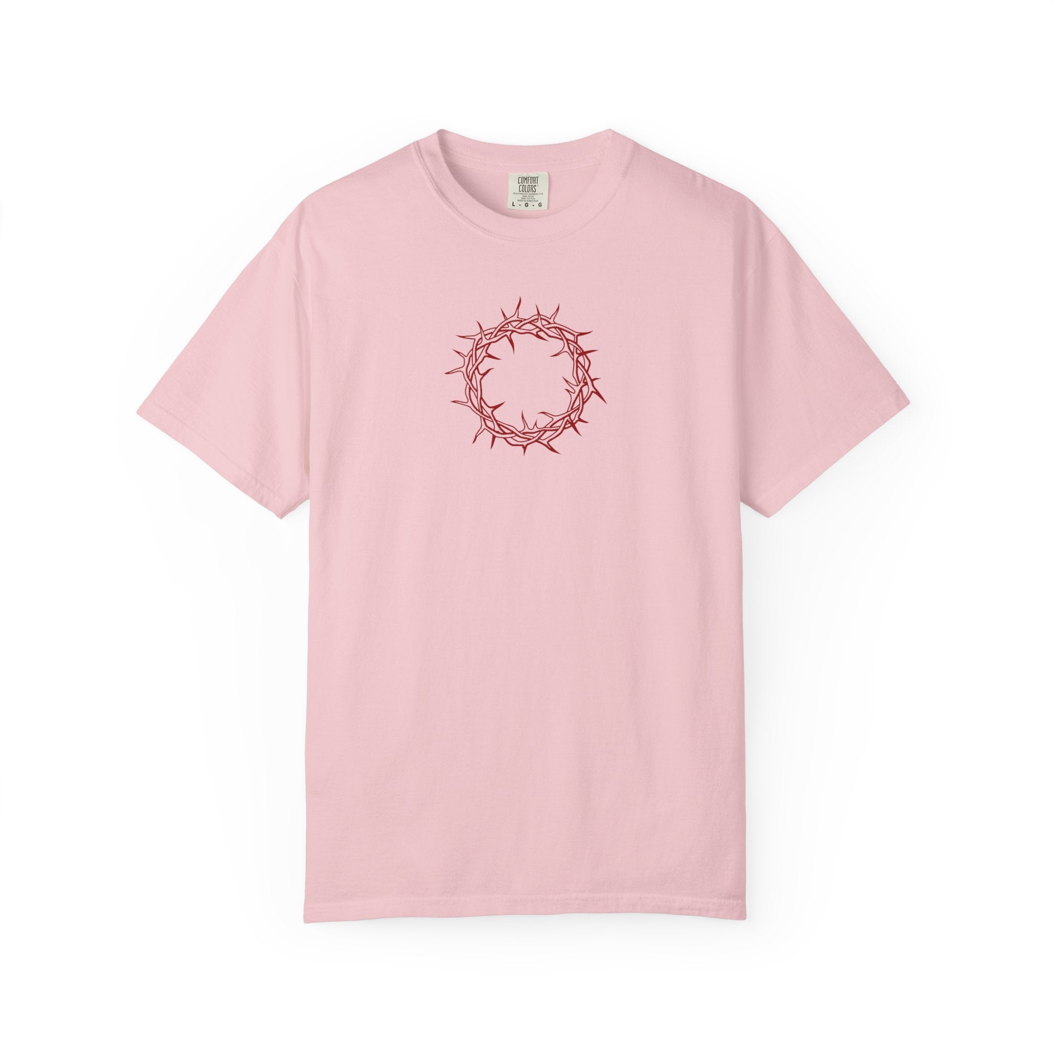 Relaxed T-Shirt -- Christian Theme -- Crown of Thorns (Red)