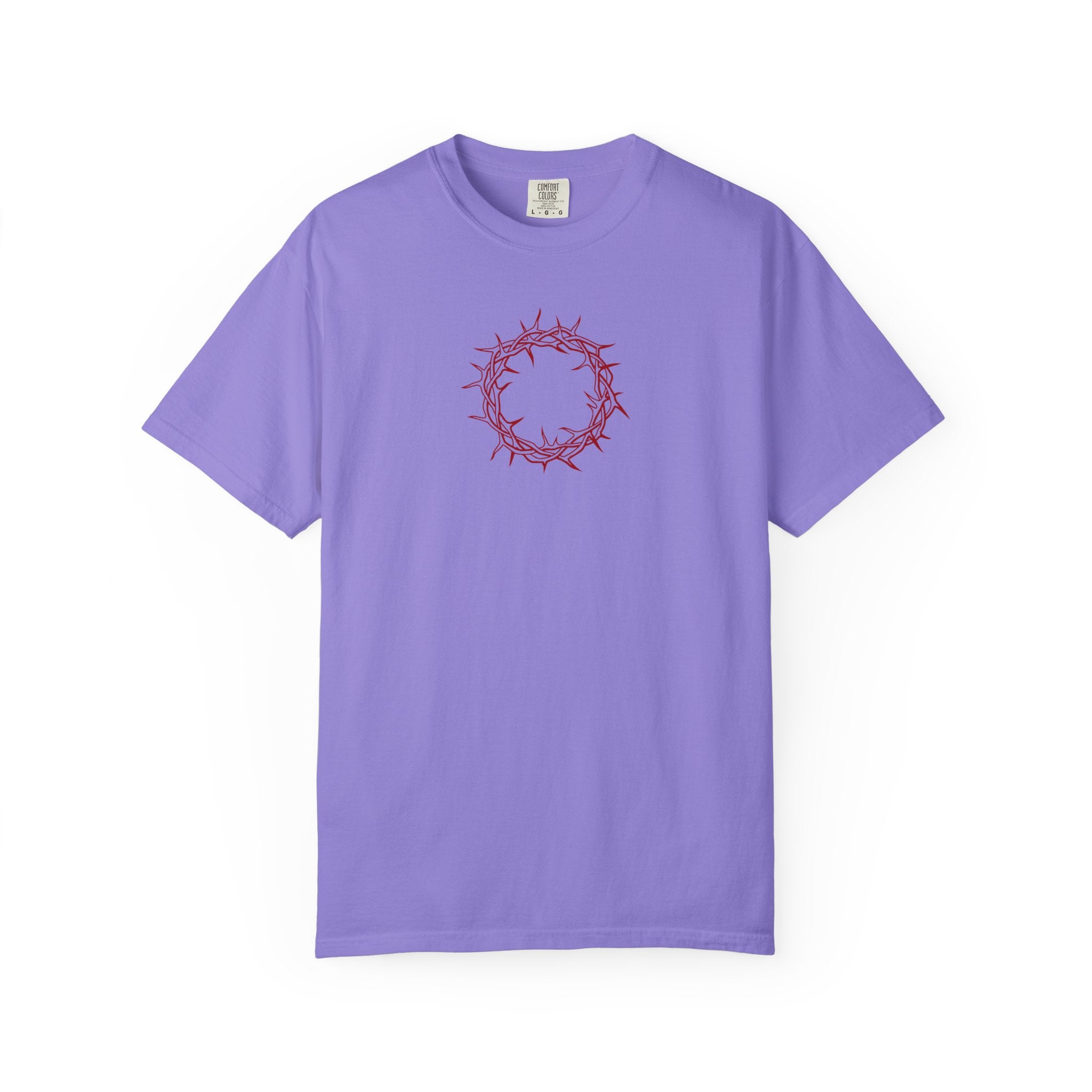 Relaxed T-Shirt -- Christian Theme -- Crown of Thorns (Red)