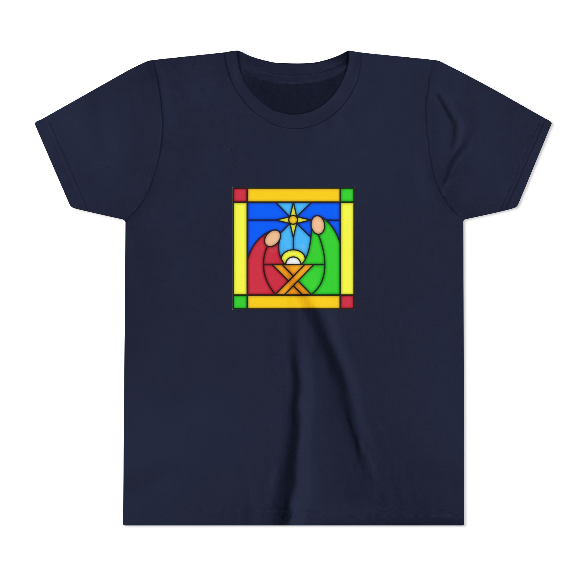 Kids T Shirt -- Christian Theme -- Jesus Nativity