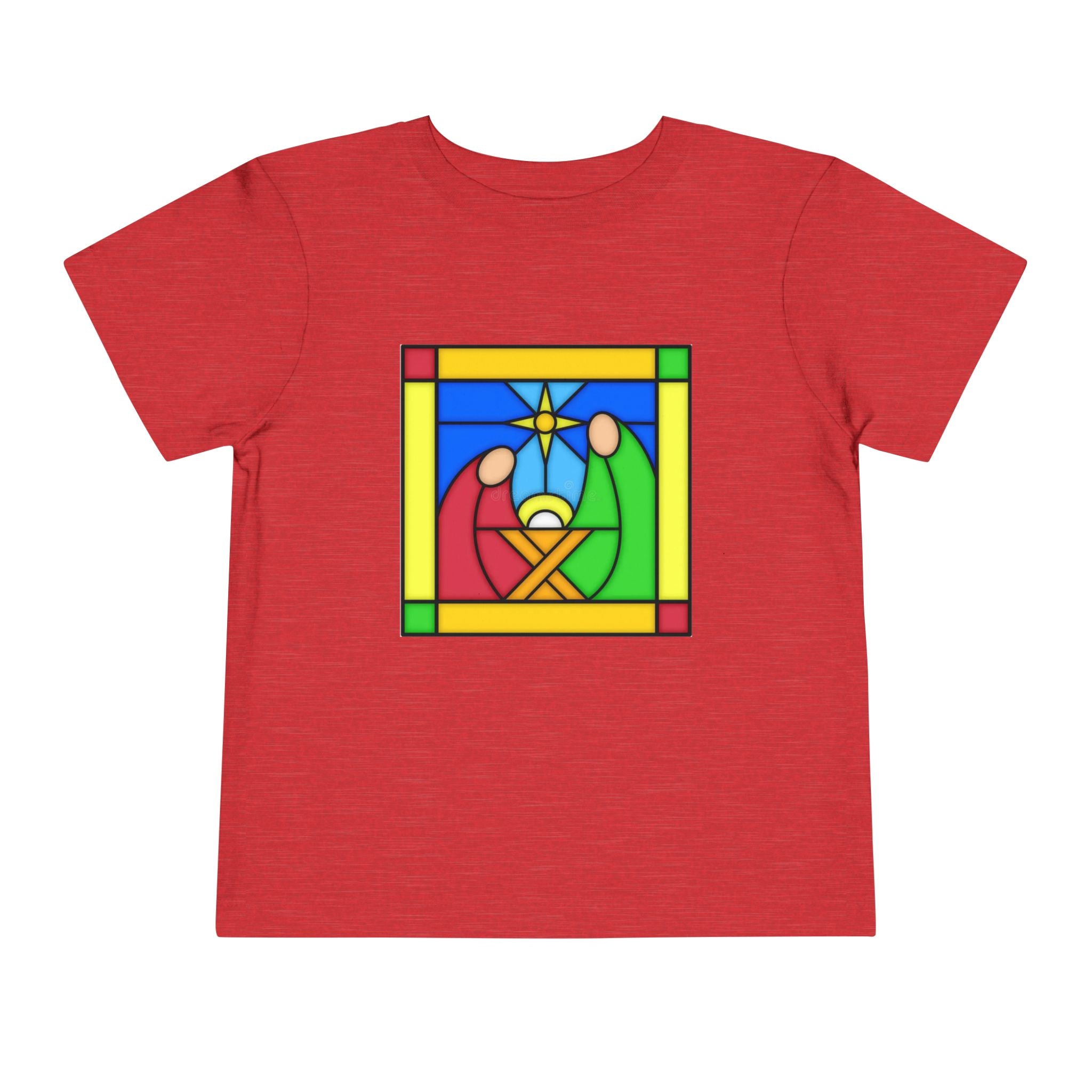 Toddler T Shirt -- Christian Theme -- Jesus Nativity