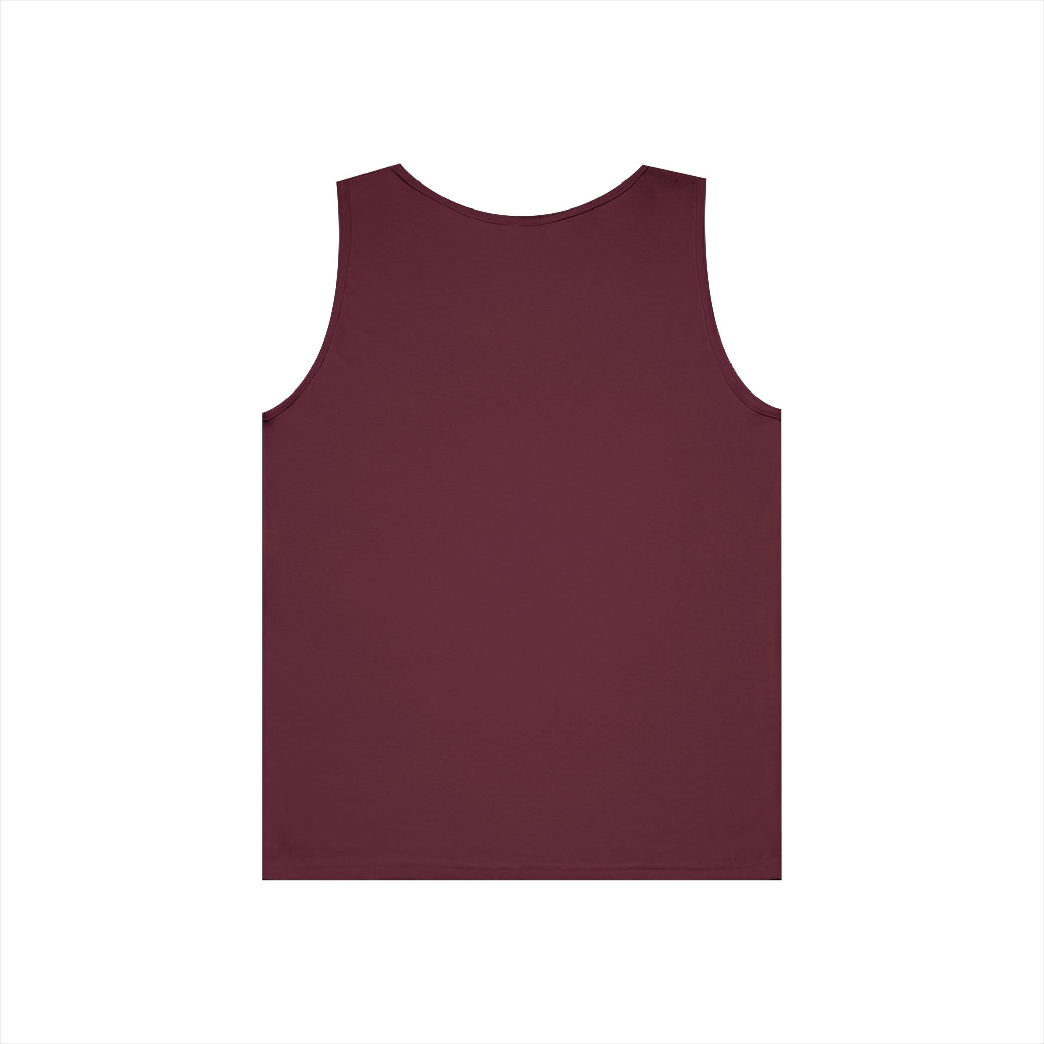 Heavy Cotton Tank Top -- Christian Theme -- Holy Spirit Dove Heart Flame