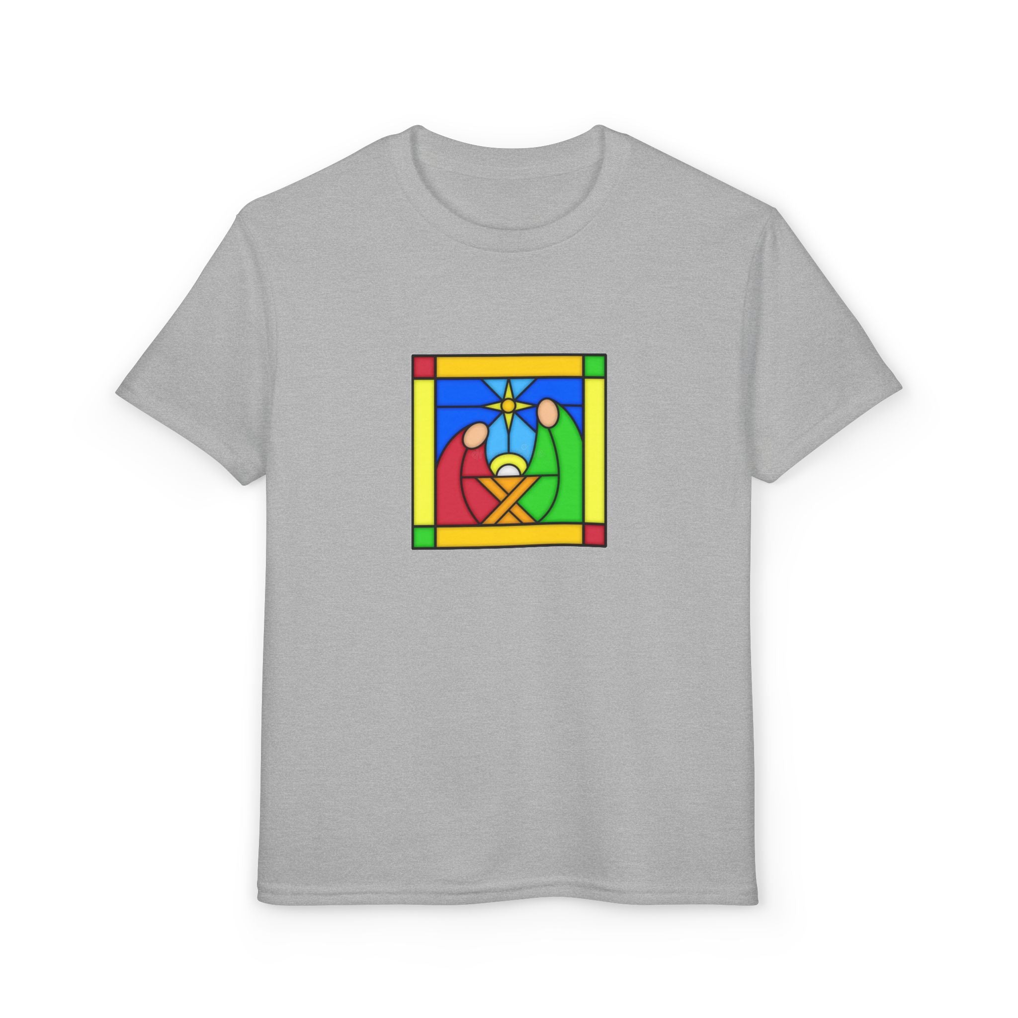 Kids T-Shirt -- Christian Theme -- Jesus Nativity