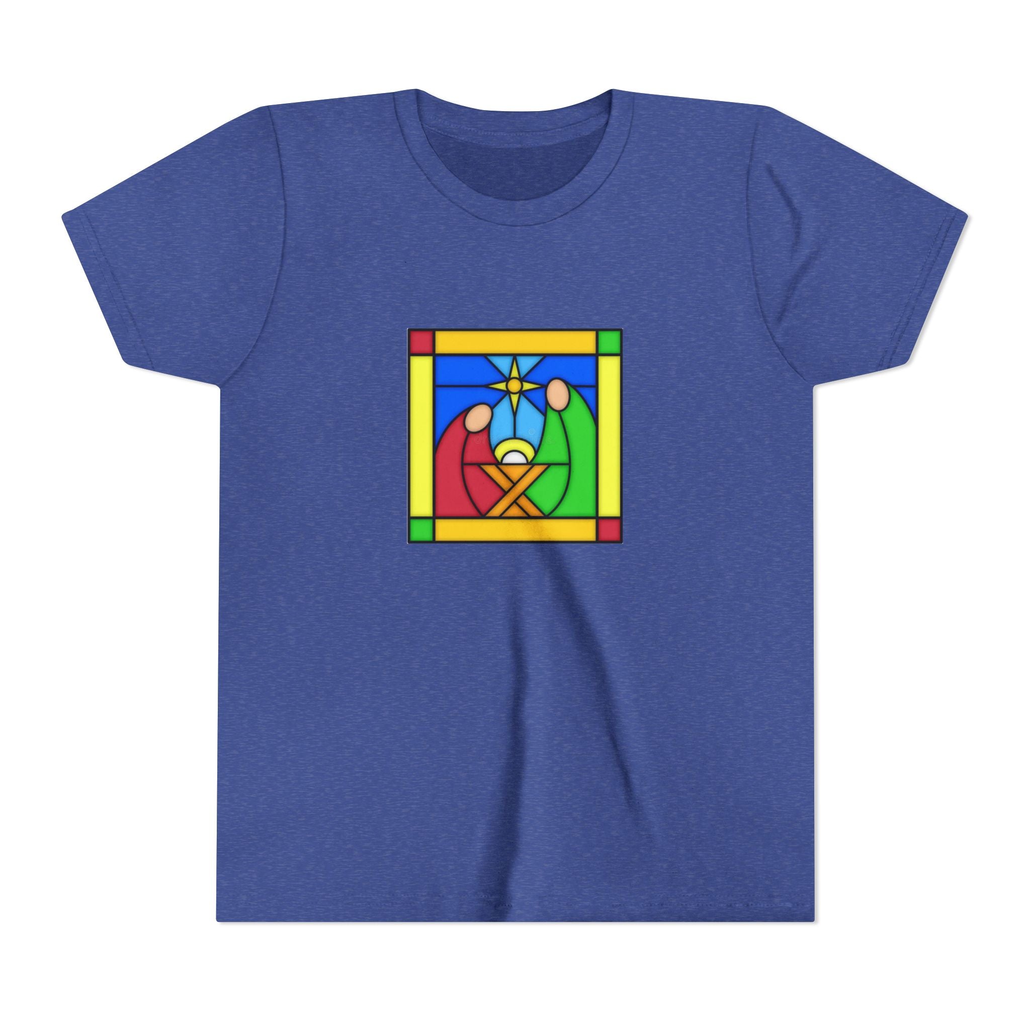 Kids T Shirt -- Christian Theme -- Jesus Nativity
