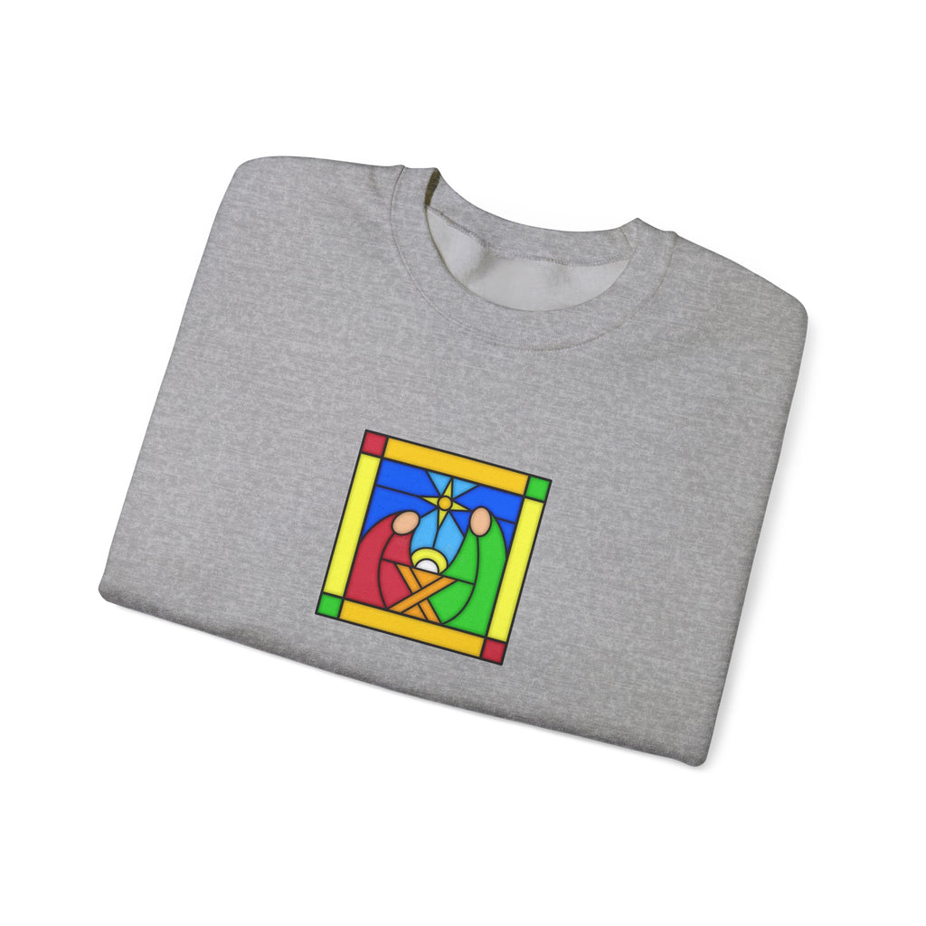 Crewneck Sweatshirt -- Christian Theme -- Jesus Nativity