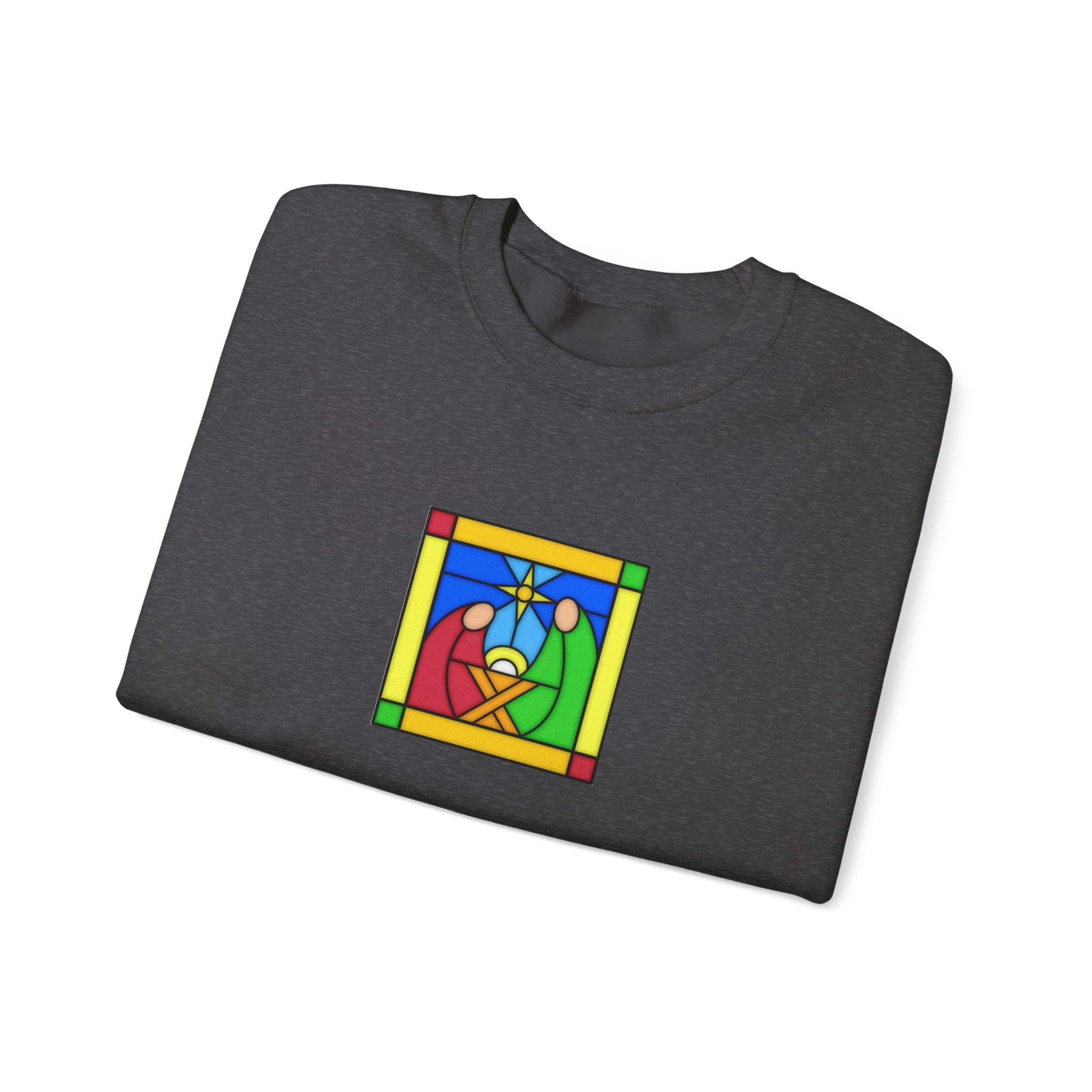 Crewneck Sweatshirt -- Christian Theme -- Jesus Nativity