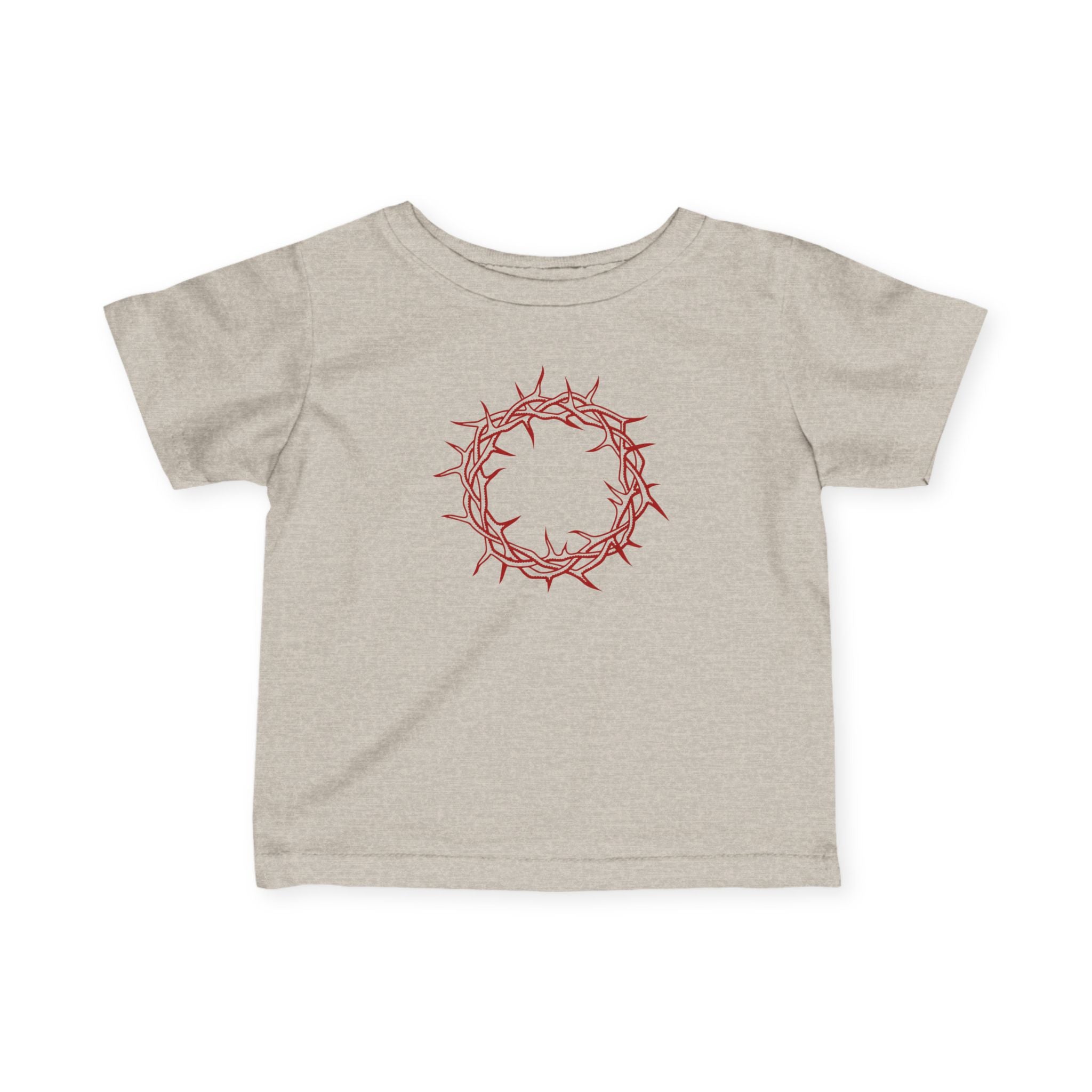 Infant T-Shirt -- Christian Theme -- Crown of Thorns (Red)