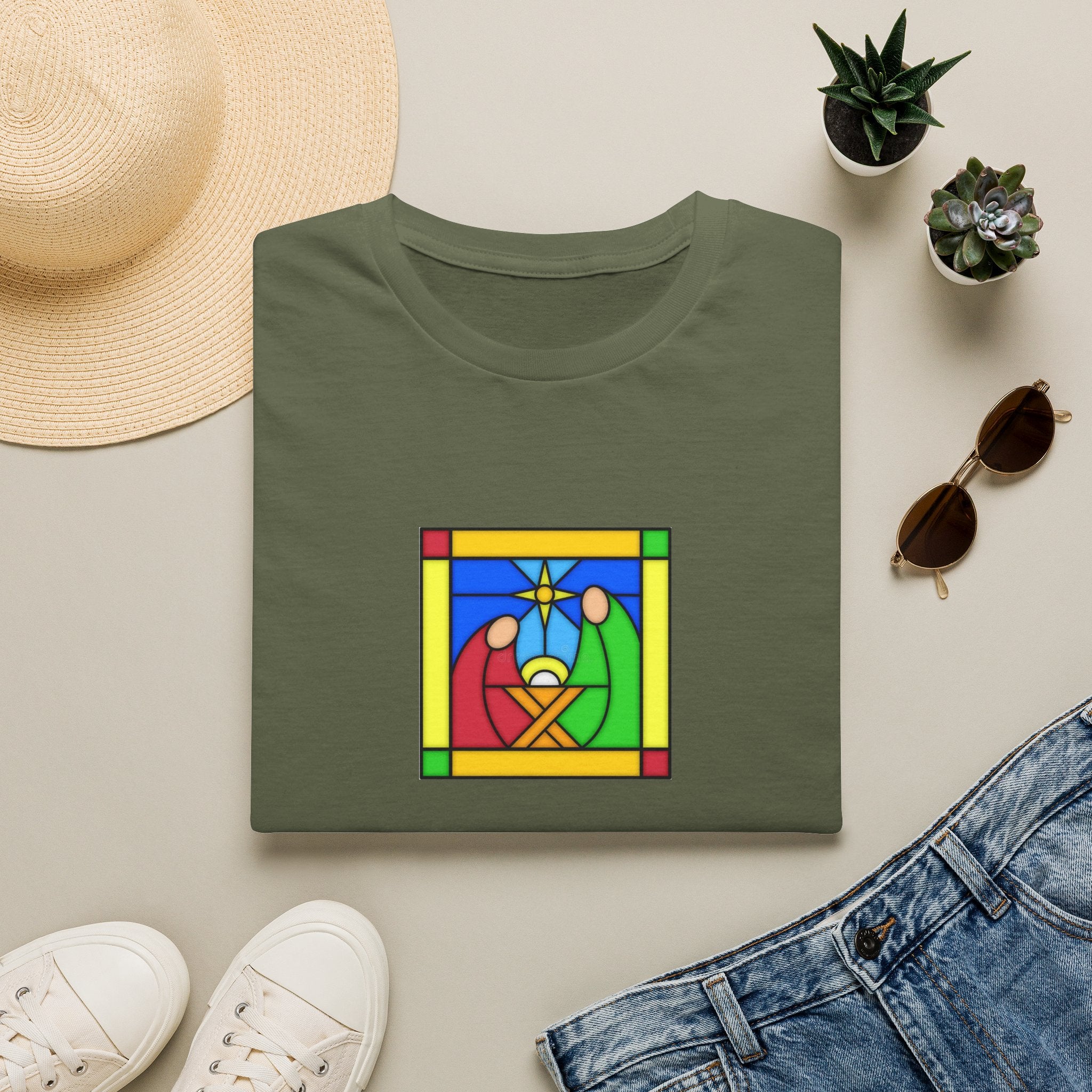 T-Shirt -- Christian Theme -- Jesus Nativity