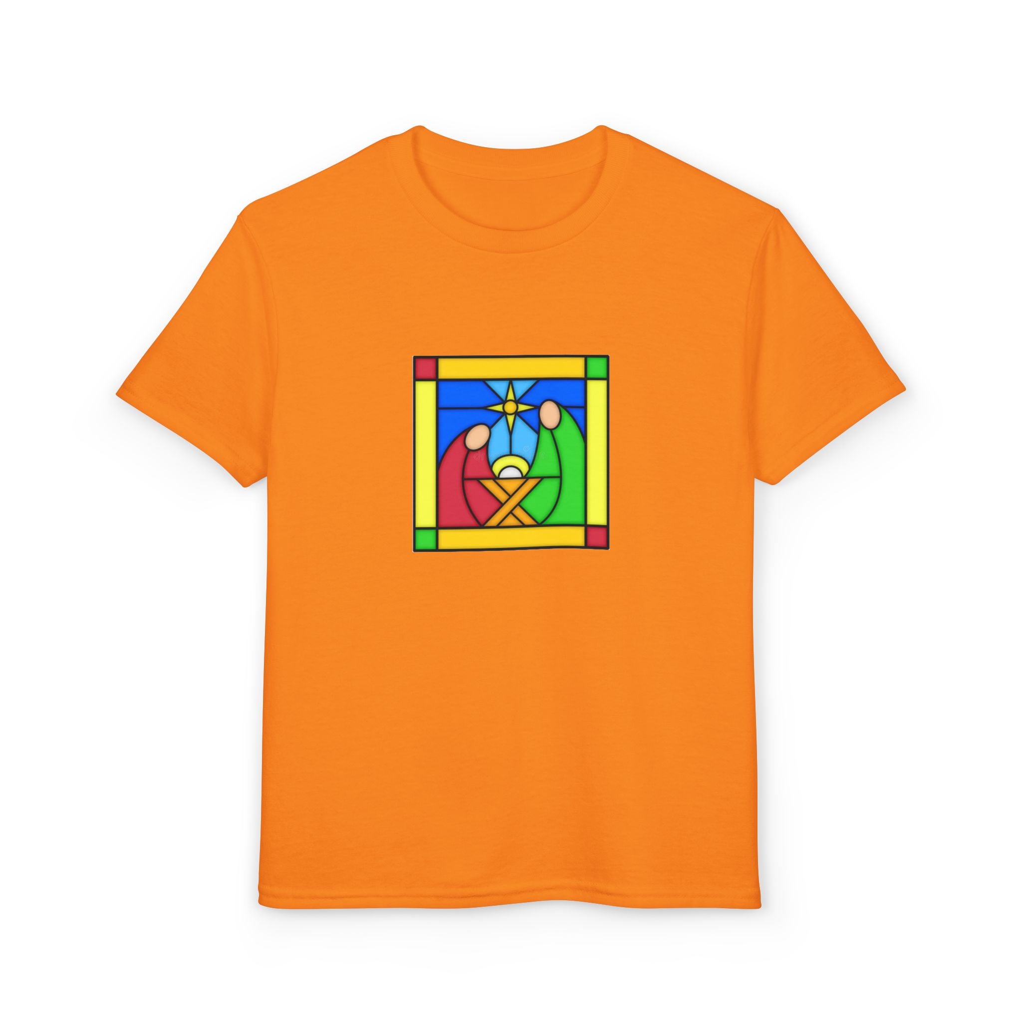Kids T-Shirt -- Christian Theme -- Jesus Nativity