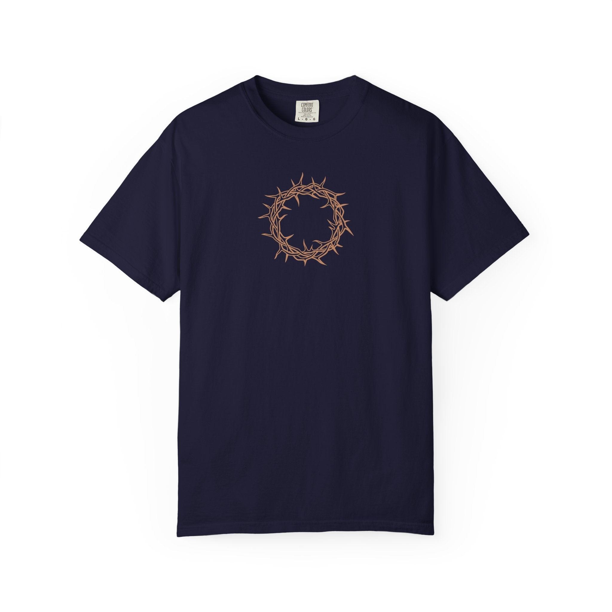 Relaxed T-Shirt -- Christian Theme -- Crown of Thorns (Light Red)