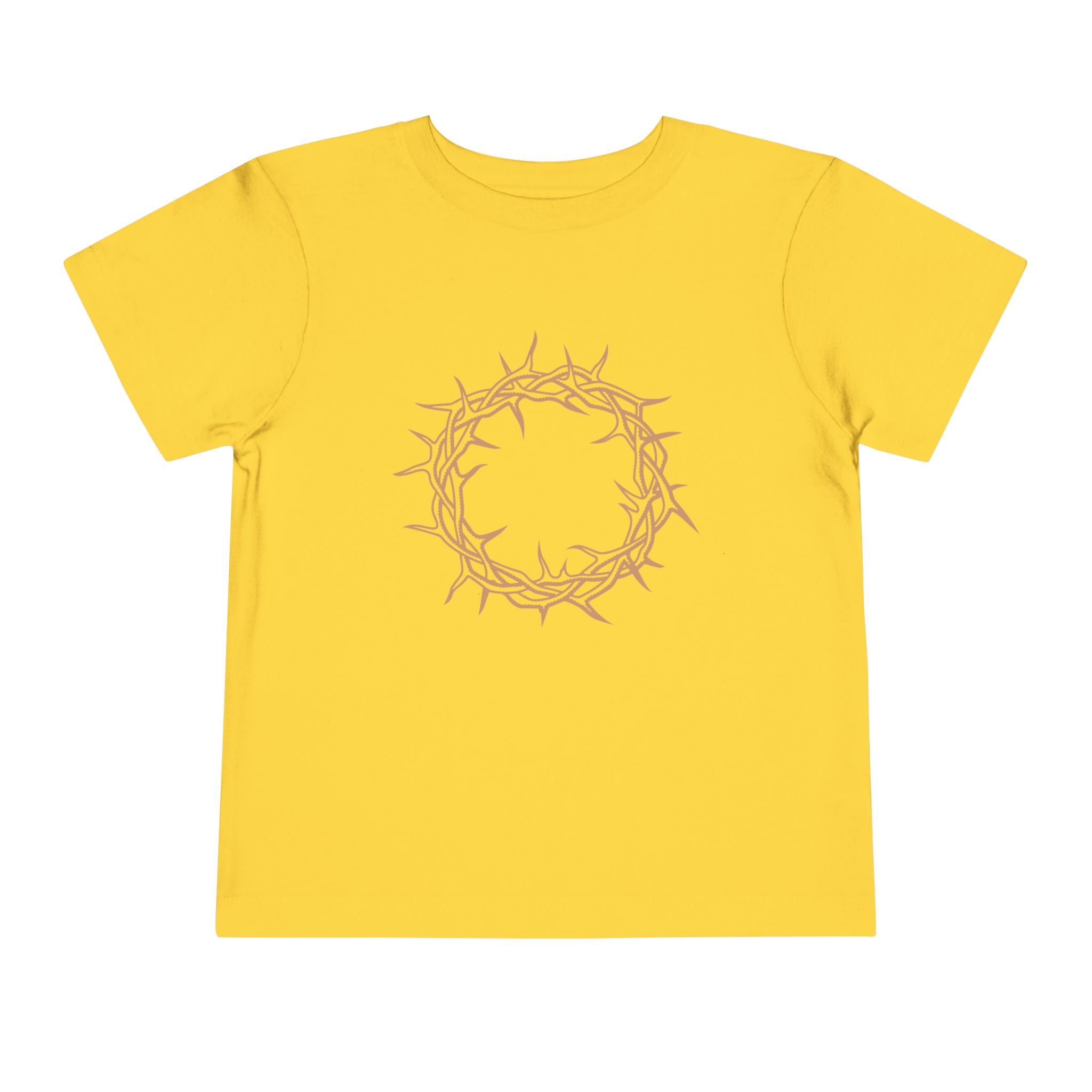 Toddler T-Shirt -- Christian Theme -- Crown of Thorns (Light Red)