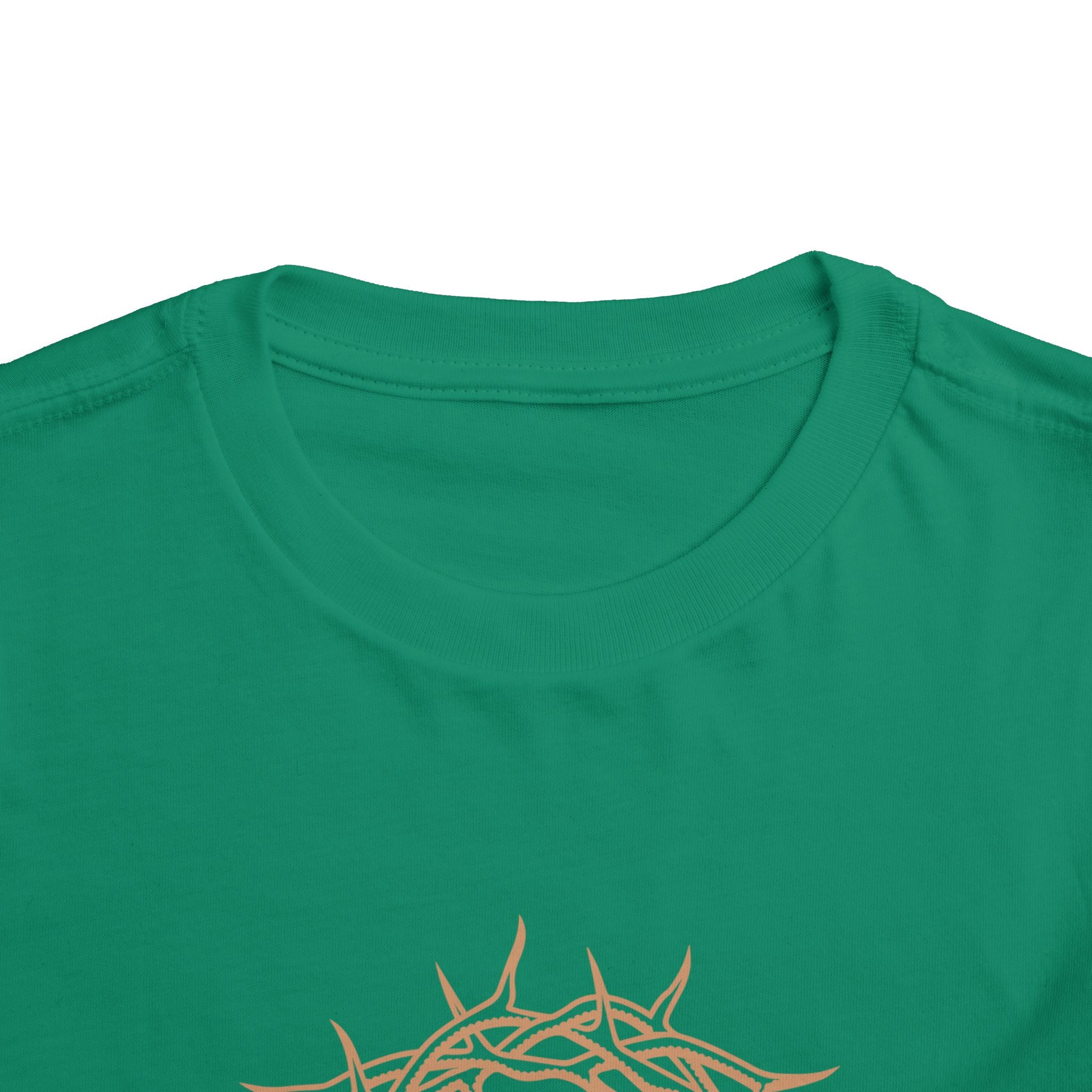 Toddler T-Shirt -- Christian Theme -- Crown of Thorns (Light Red)