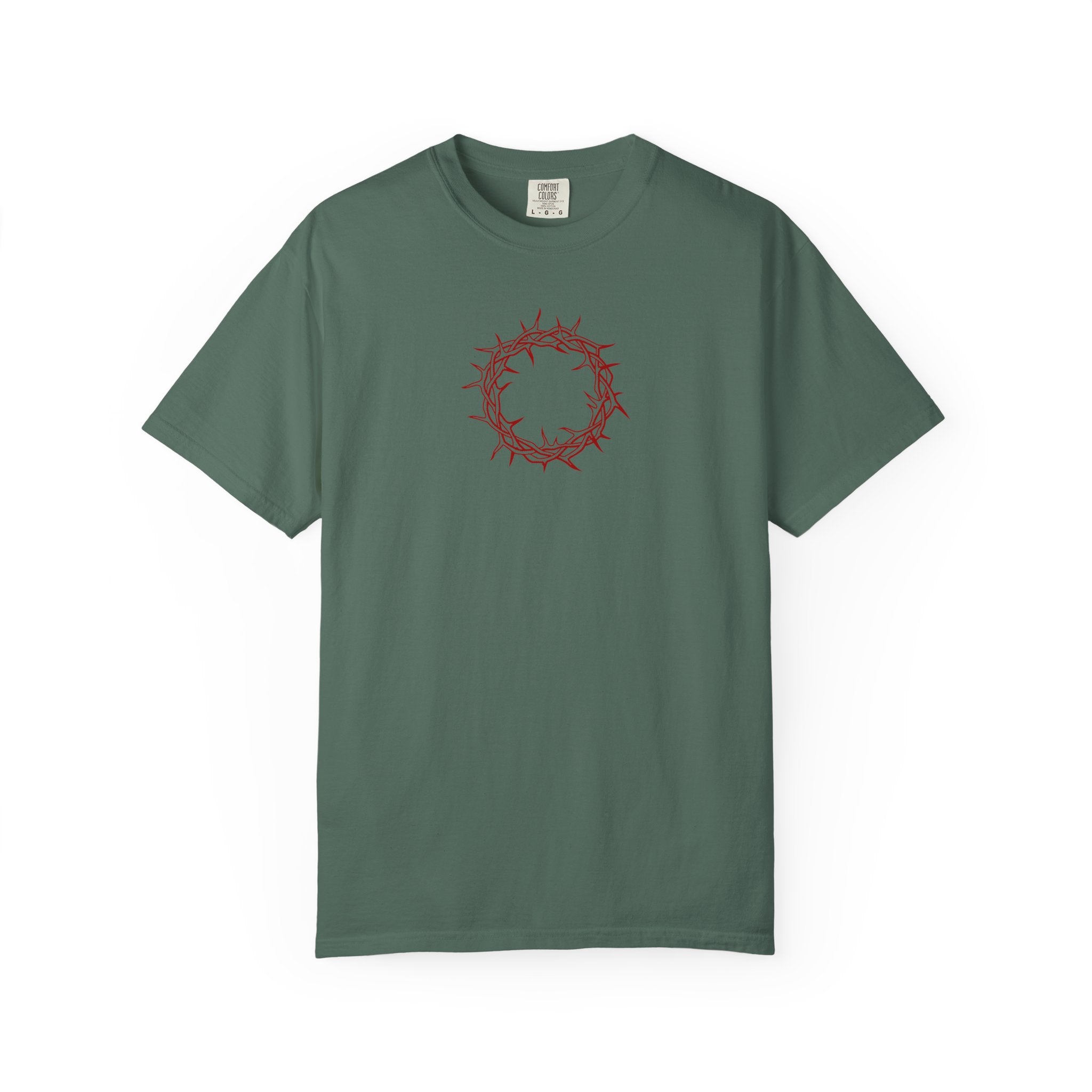 Relaxed T-Shirt -- Christian Theme -- Crown of Thorns (Red)