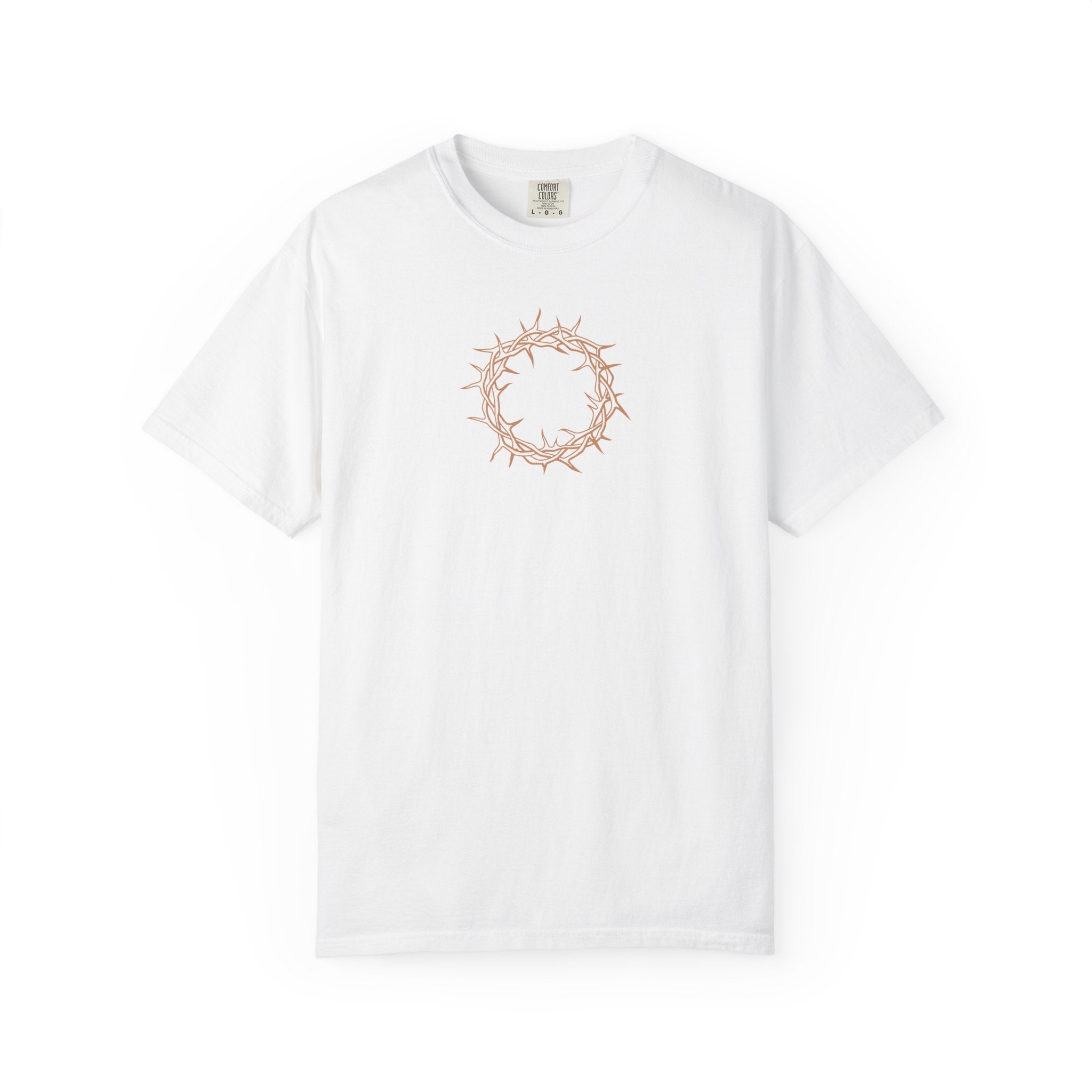 Relaxed T-Shirt -- Christian Theme -- Crown of Thorns (Light Red)