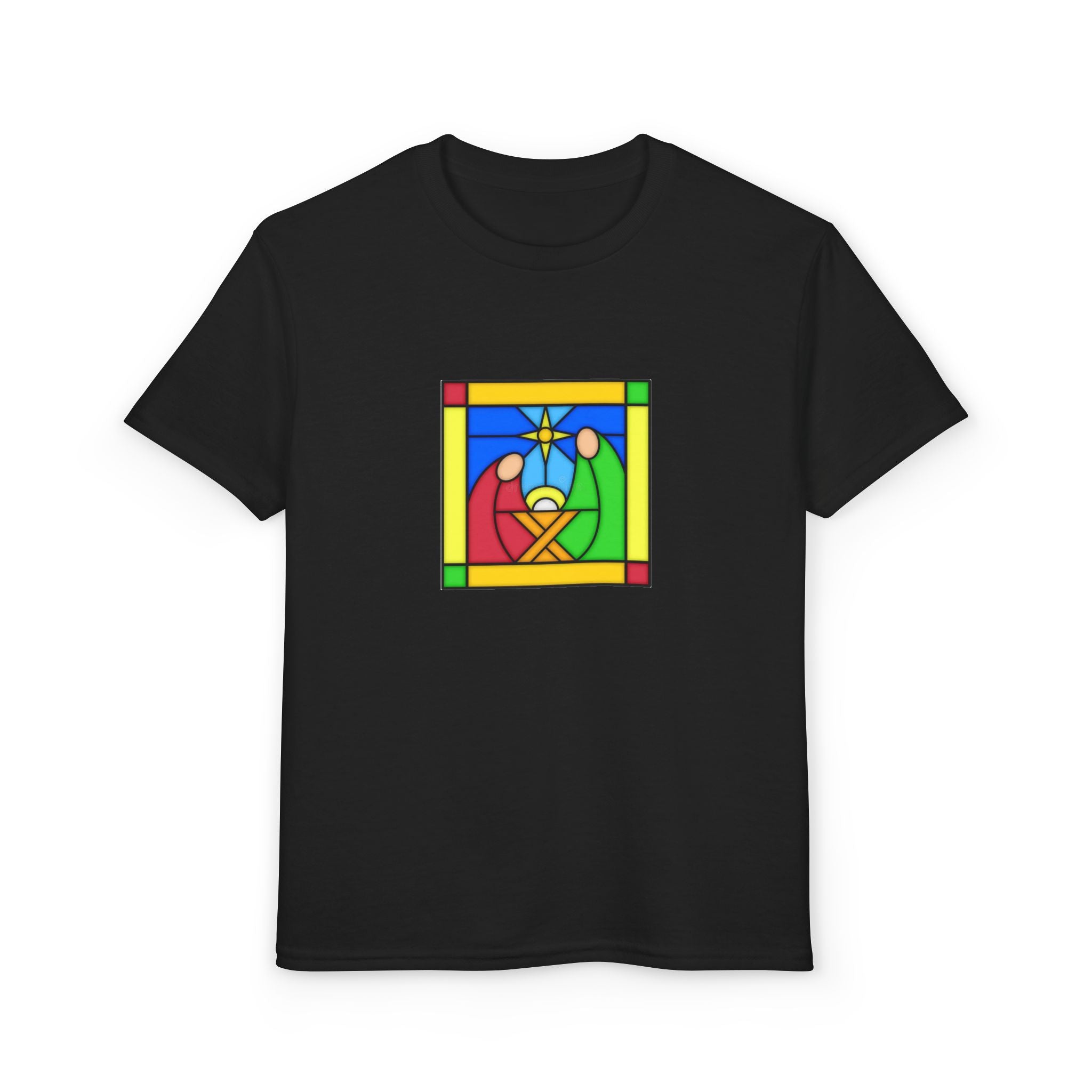 Kids T-Shirt -- Christian Theme -- Jesus Nativity