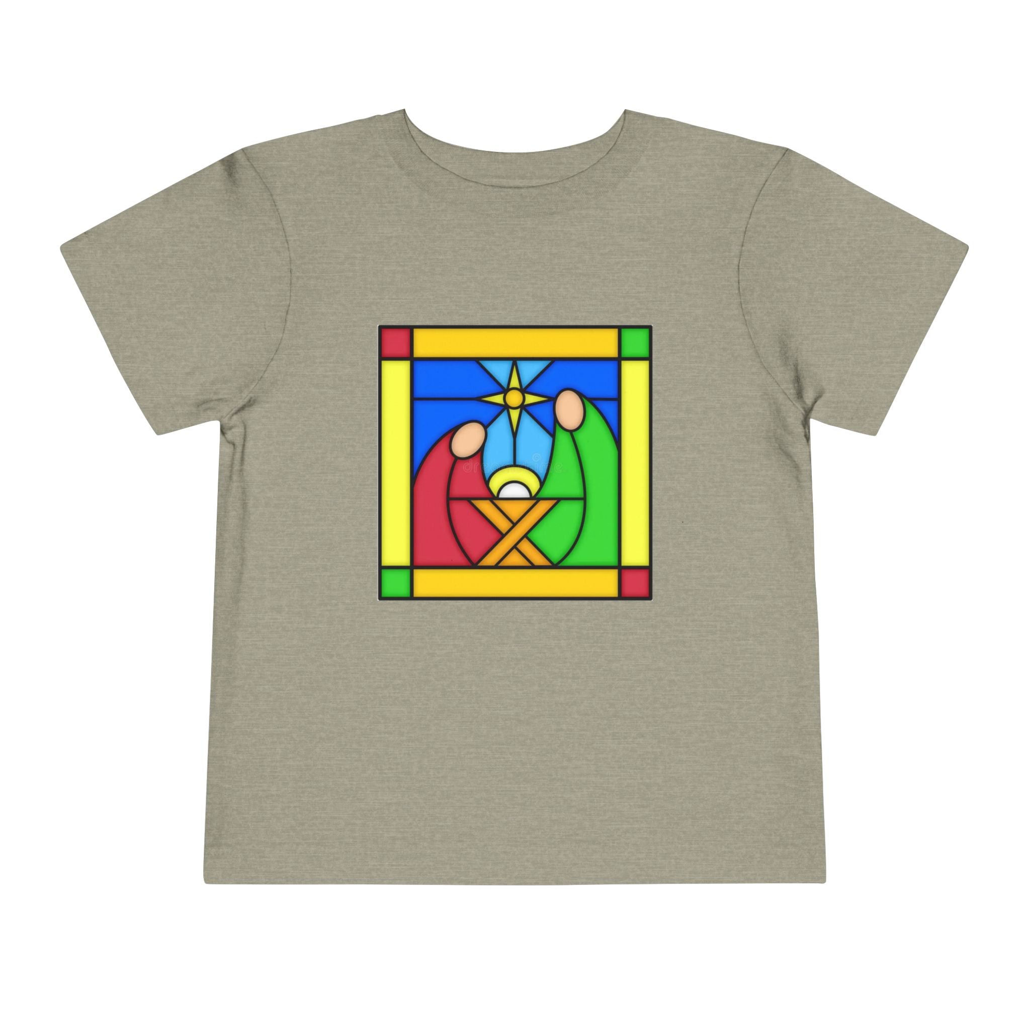 Toddler T Shirt -- Christian Theme -- Jesus Nativity