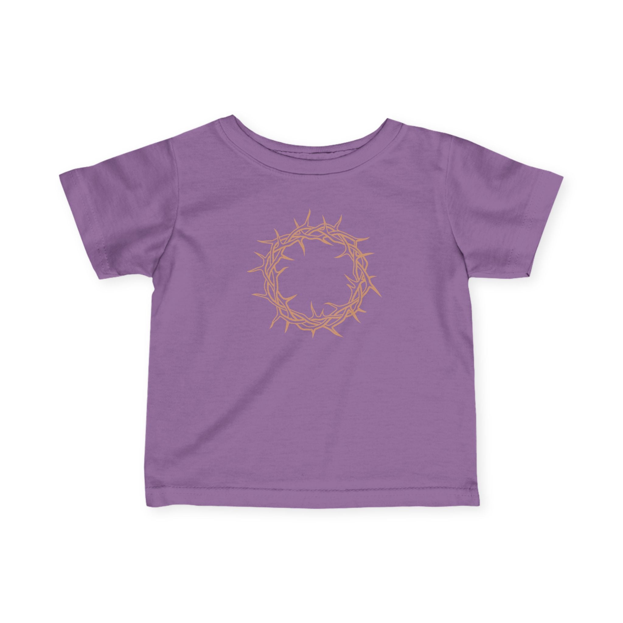 Infant T-Shirt -- Christian Theme -- Crown of Thorns (Light Red)