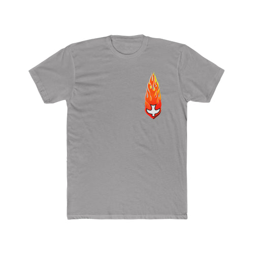 Crew T Shirt -- Christian Theme -- Holy Spirit Dove Flame