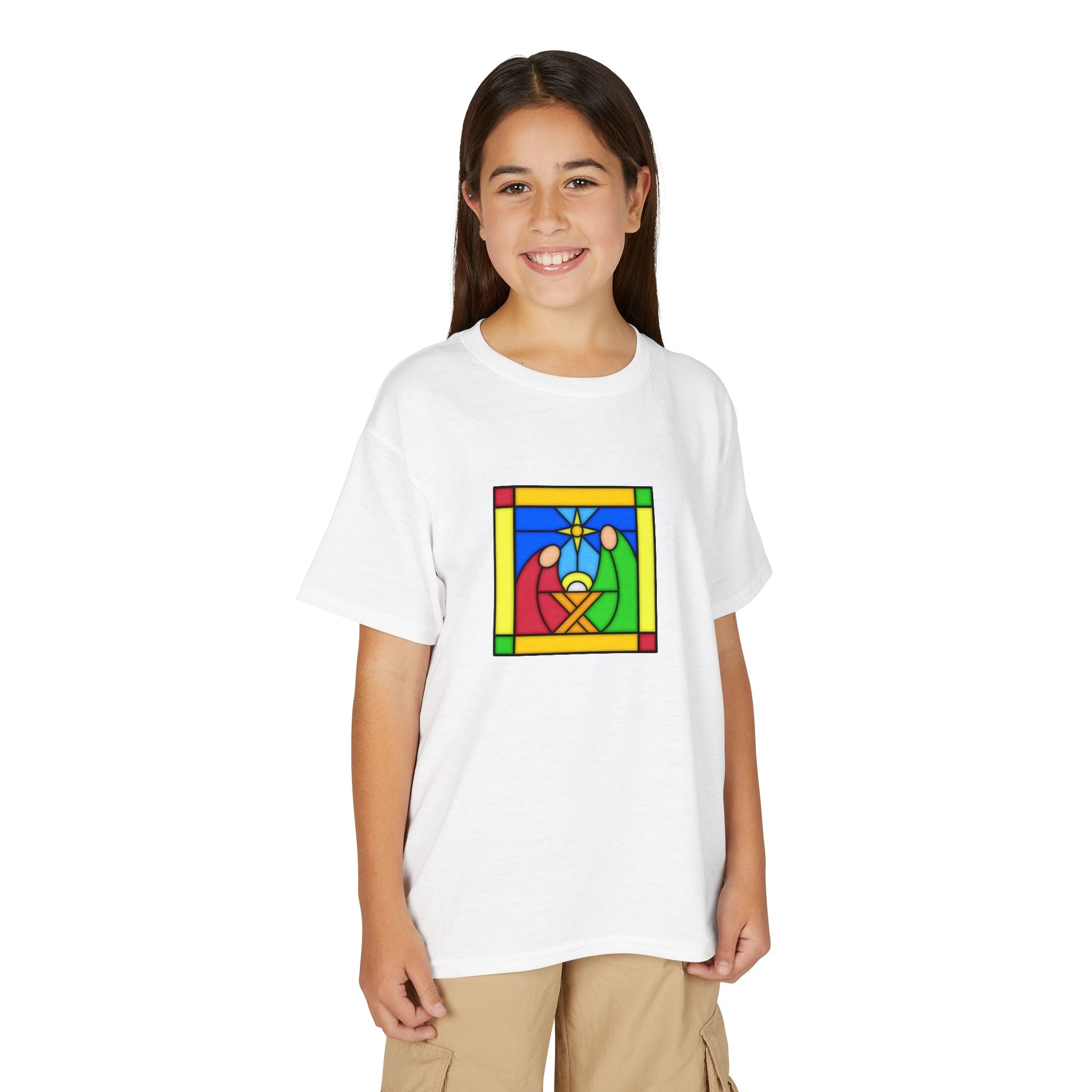 Kids T-Shirt -- Christian Theme -- Jesus Nativity