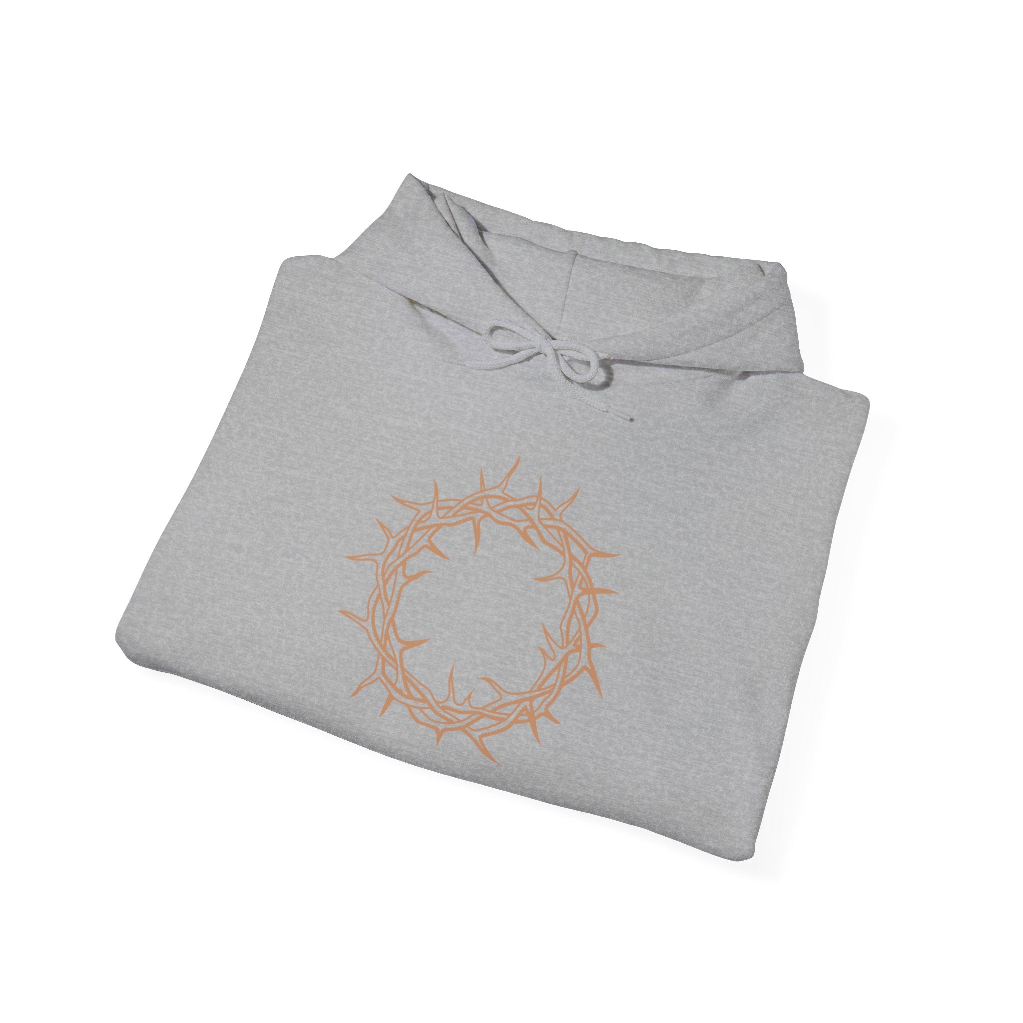 Hoodie -- Christian Theme -- Crown of Thorns (Light Red)