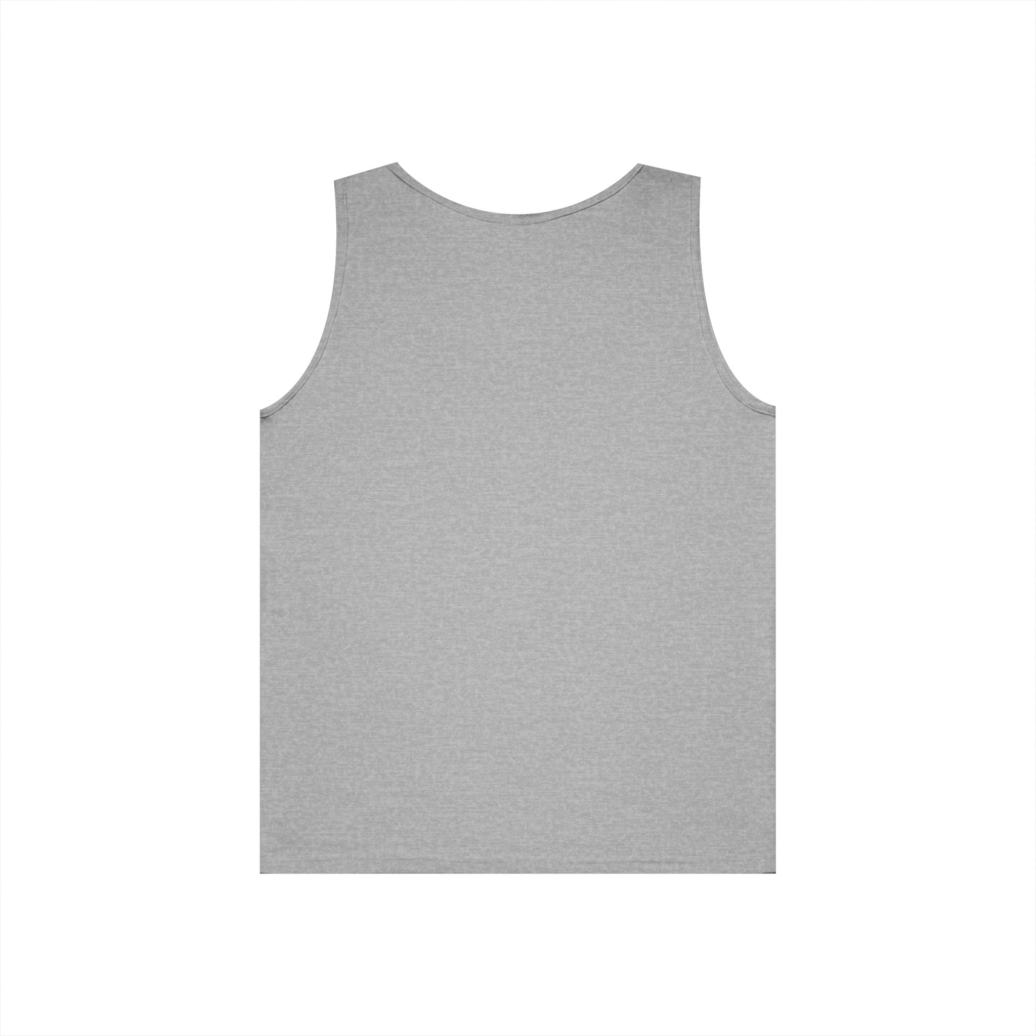 Heavy Cotton Tank Top -- Christian Theme -- Holy Spirit Dove Heart Flame