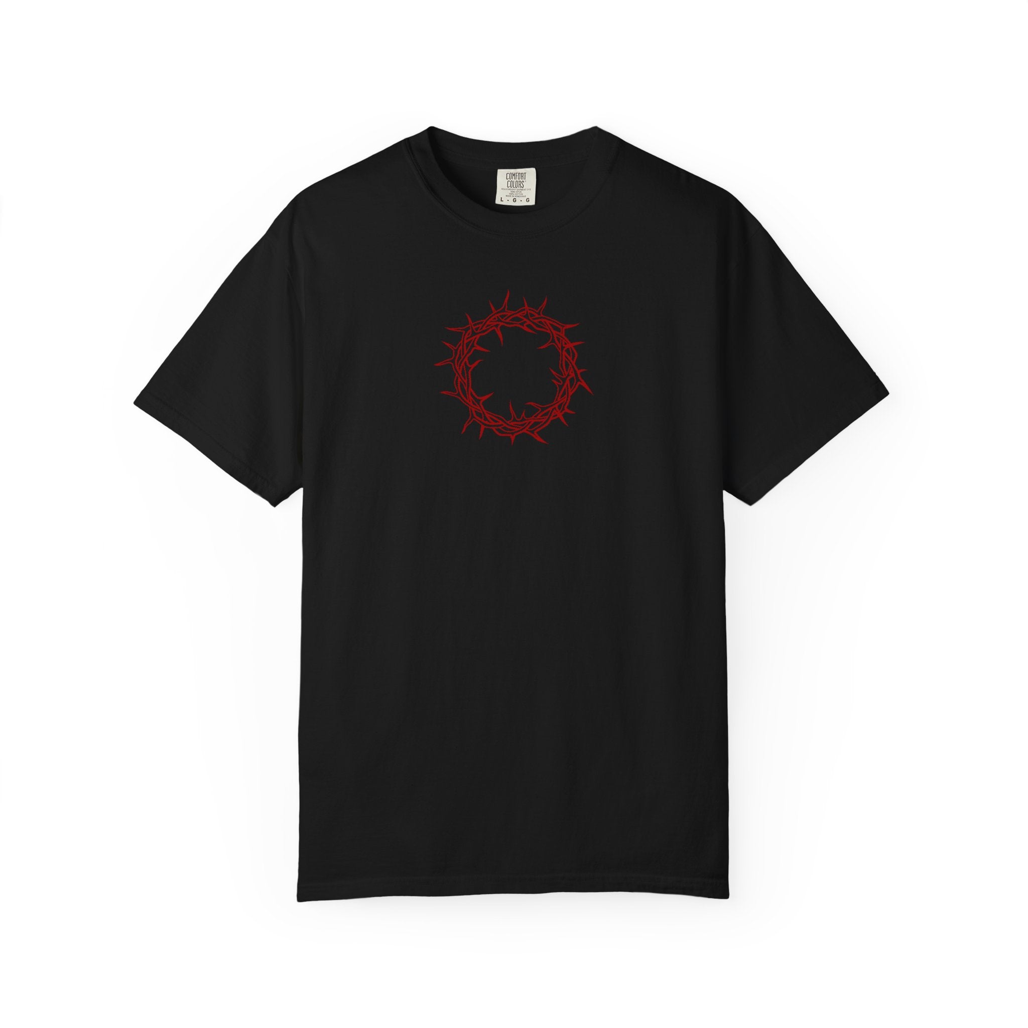 Relaxed T-Shirt -- Christian Theme -- Crown of Thorns (Red)