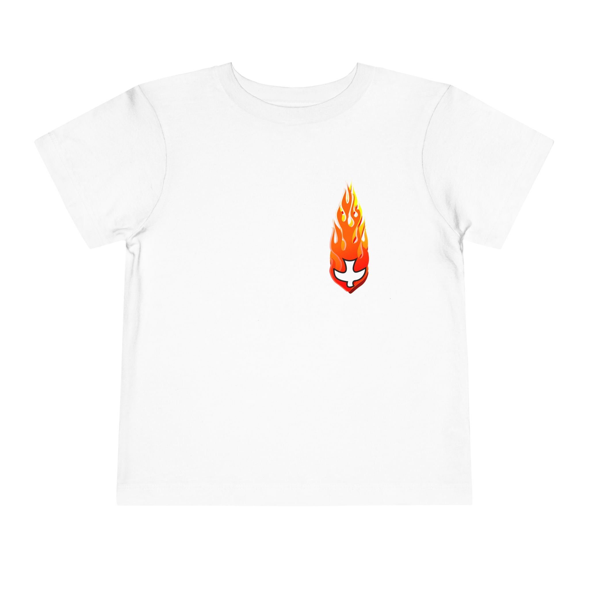 Toddler T Shirt -- Christian Theme -- Holy Spirit Dove, Flame