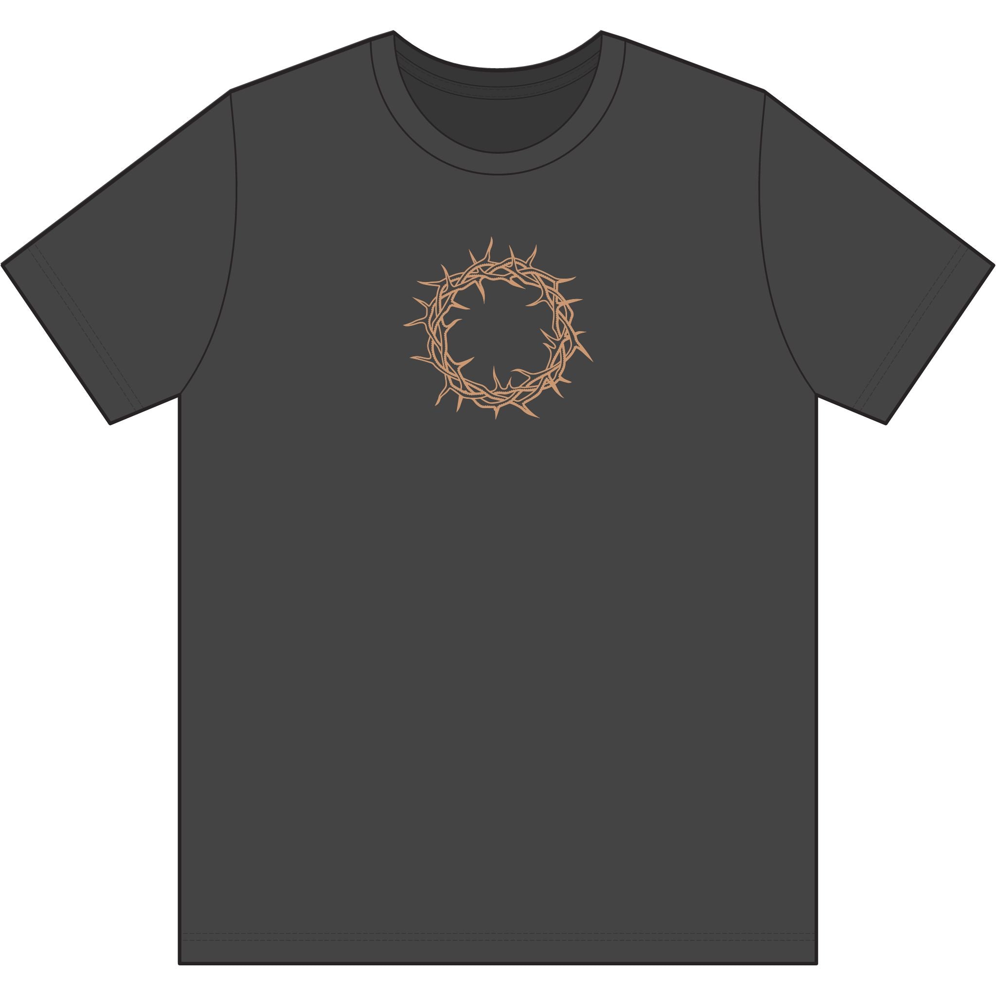 Performance T-Shirt -- Christian Theme -- Crown of Thorns (Light Red)