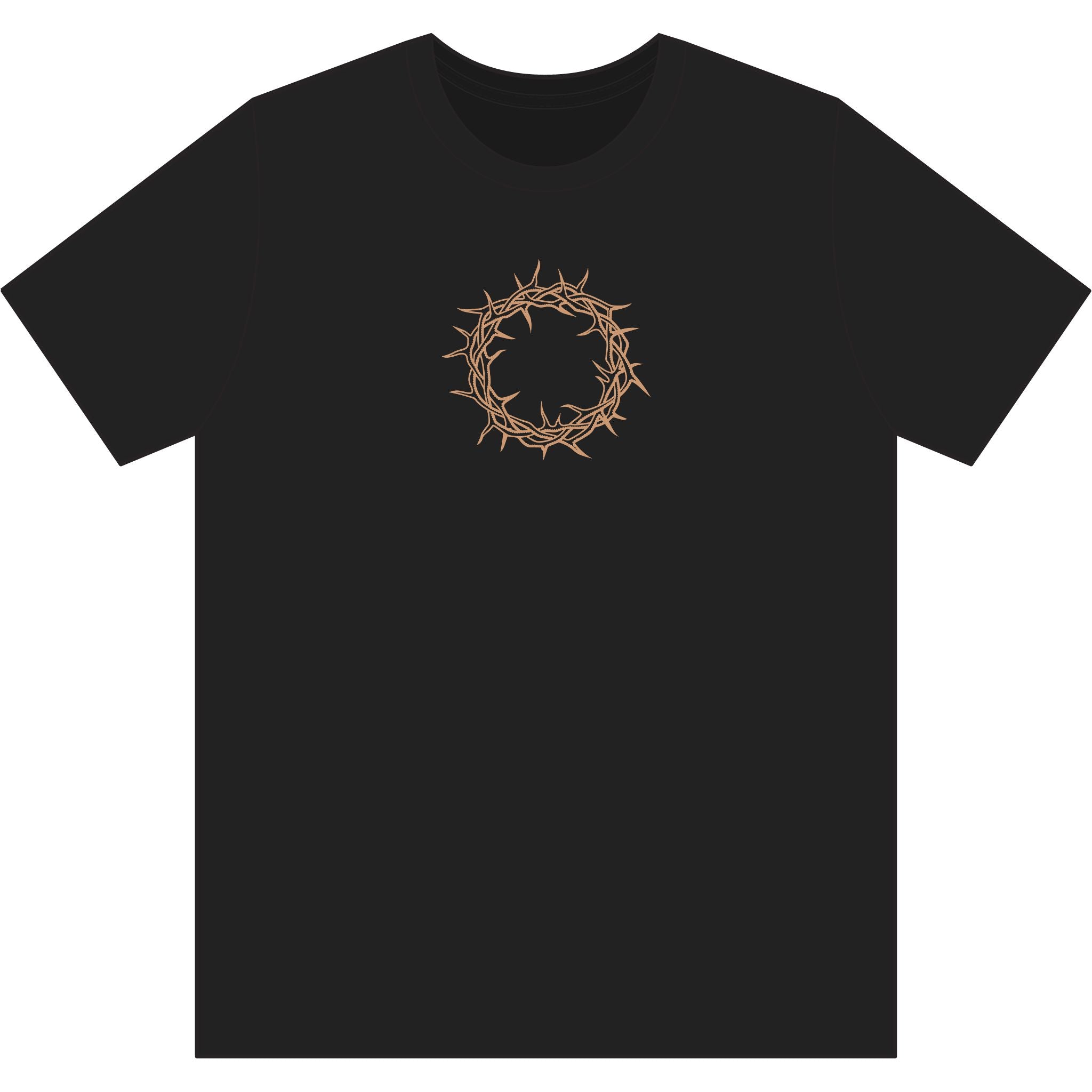 Performance T-Shirt -- Christian Theme -- Crown of Thorns (Light Red)