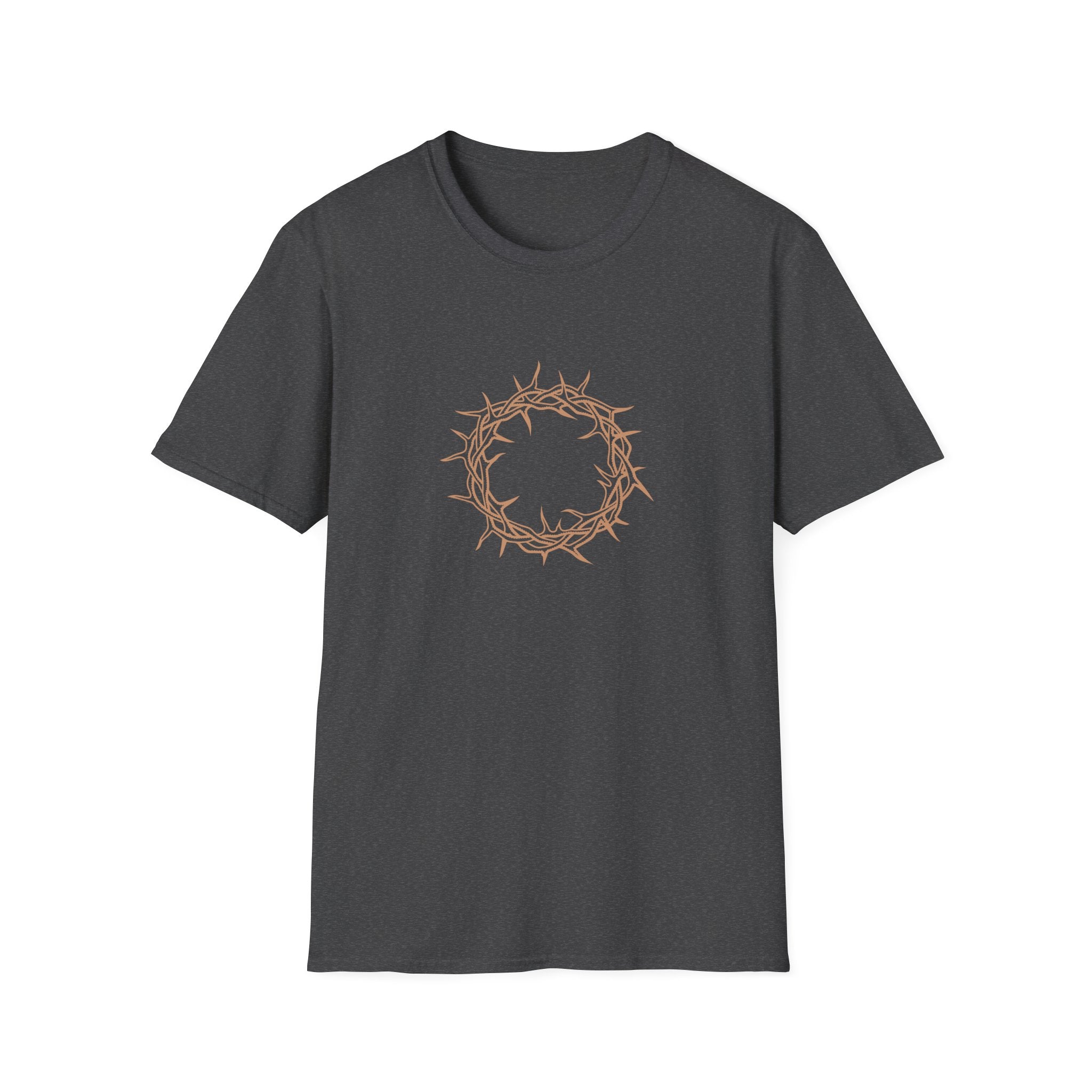 Softstyle T-Shirt -- Christian Theme -- Crown of Thorns (Light Red)